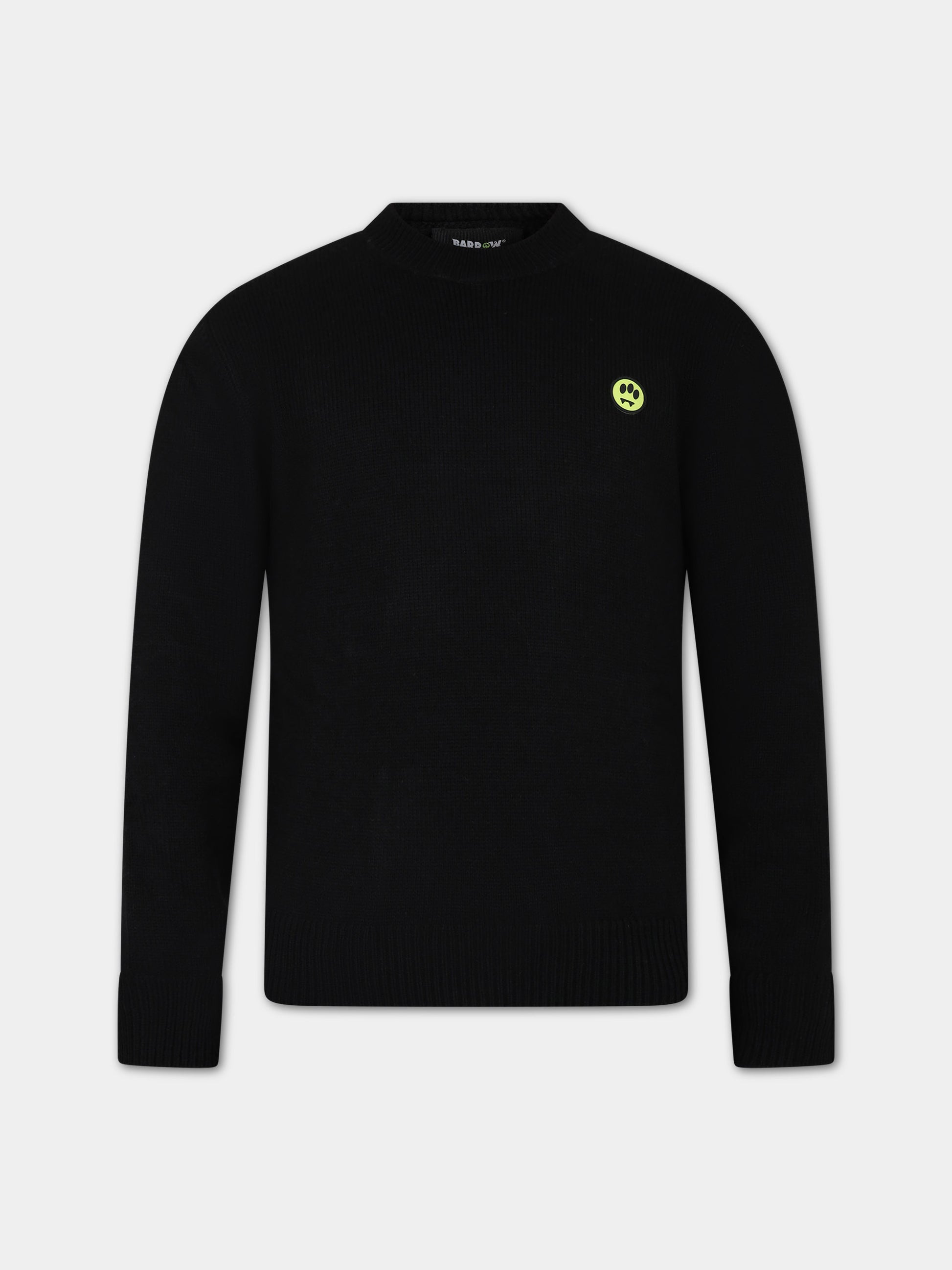 Maglione nero per bambini con smile,Barrow,F3BKJUJP037 110