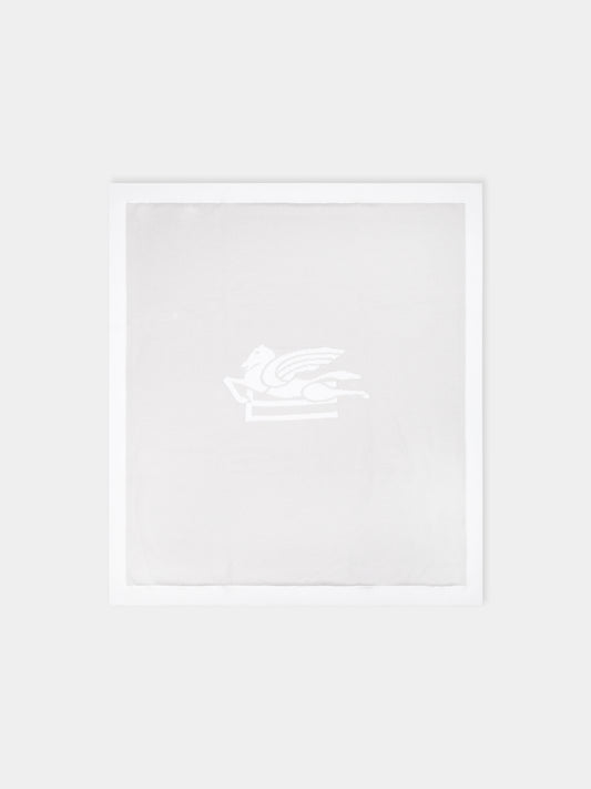 Coperta grigia per neonati con Pegaso,Etro,GU0570 X0006 900