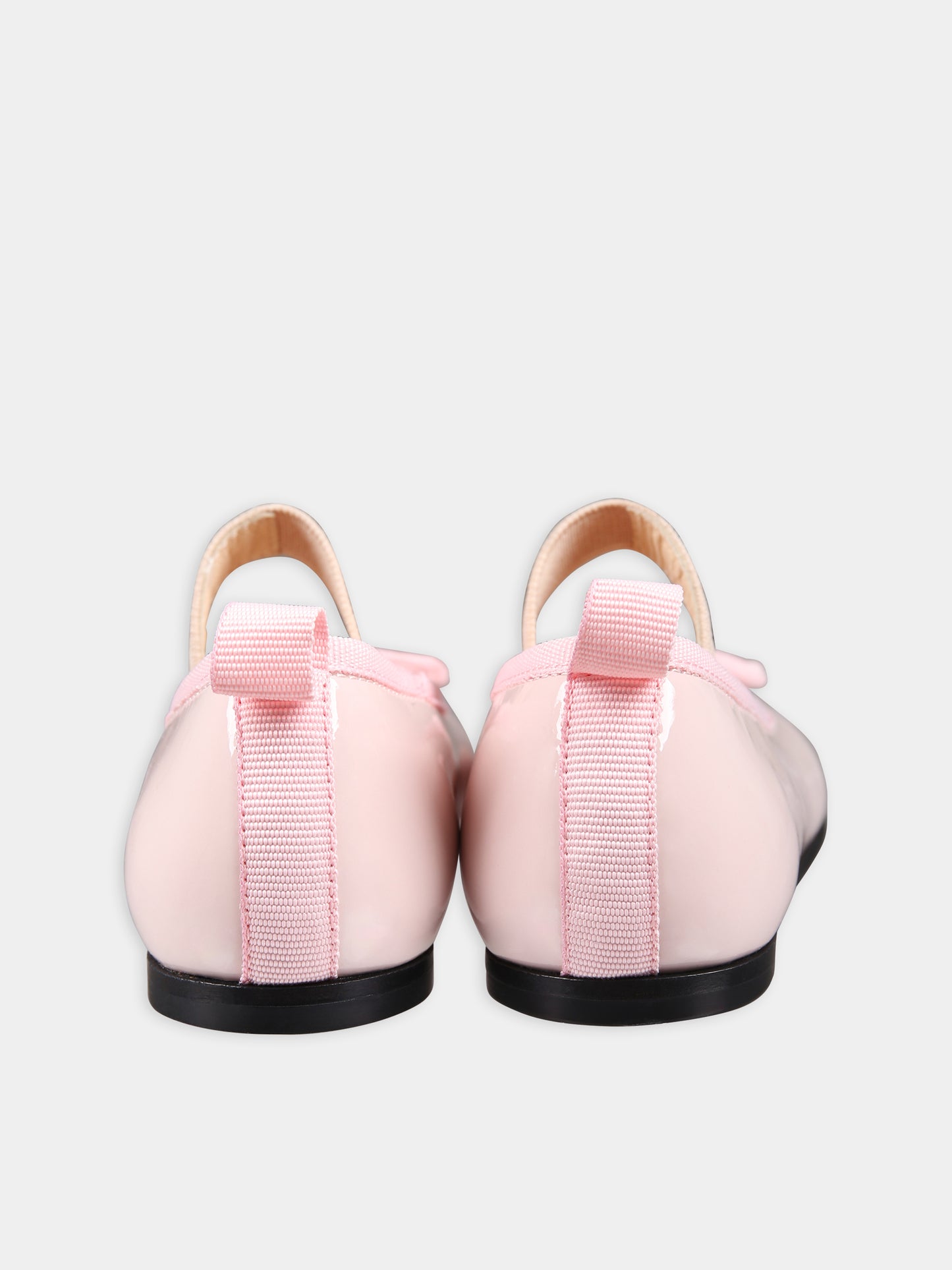 Ballerine rosa per neonata con logo,Fendi Kids,JFR377 ARIP F1NJD