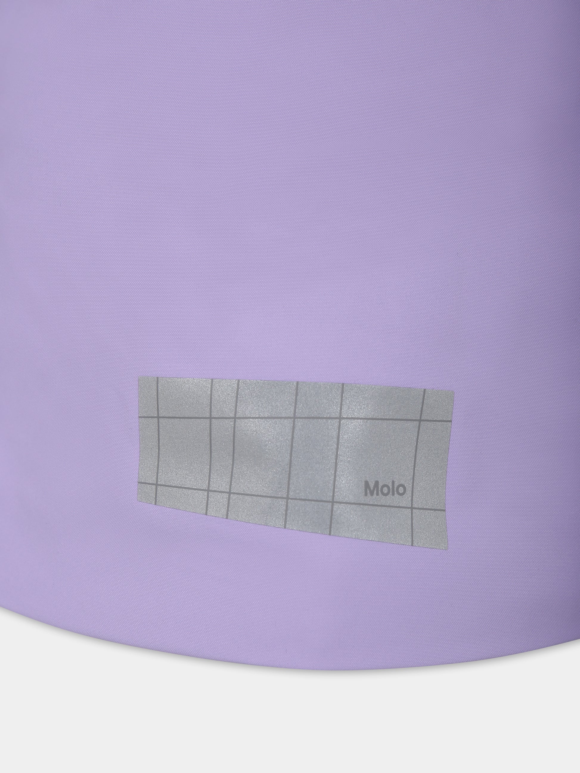Piumino viola per bambina con logo,Molo,5W23M320 8783