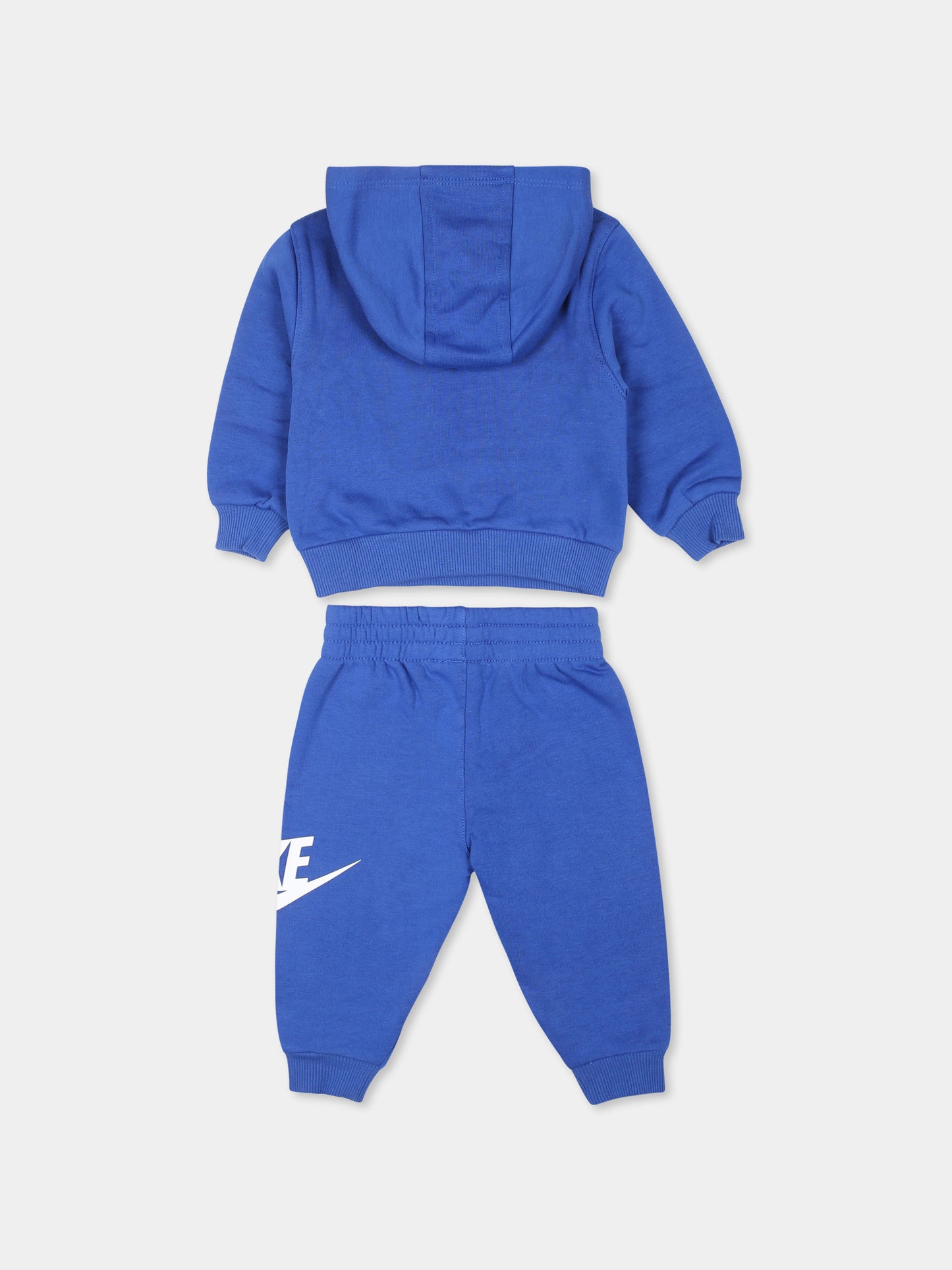 Completo blu per neonato con logo,Nike,66L135 U89