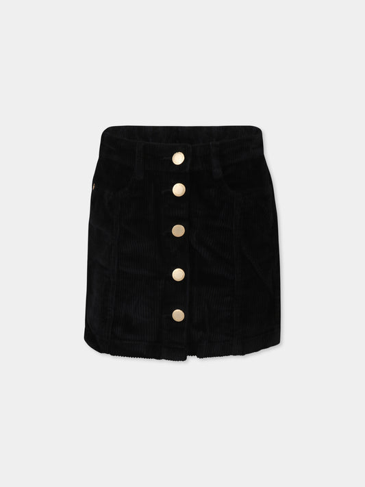 Gonna nera Bera per bambina,Molo,2W24D111 0099