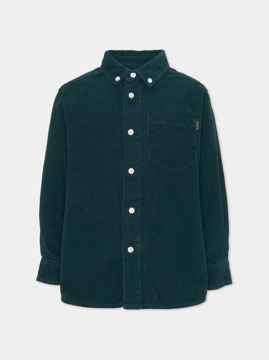 Camicia verde Rozz per bambino