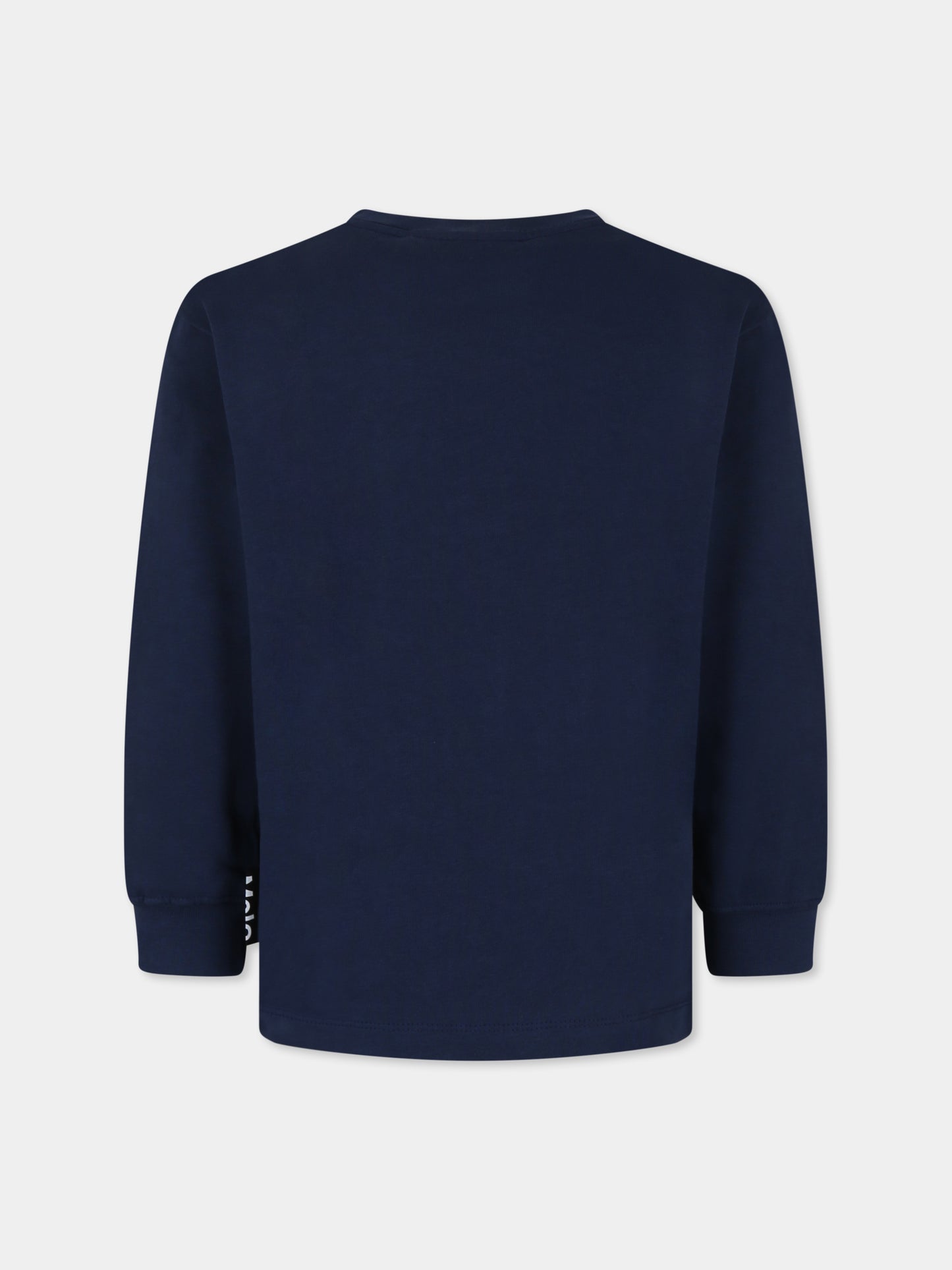 T-shirt blu Rube per bambino con stampa dinosauri,Molo,1W24A407 3646