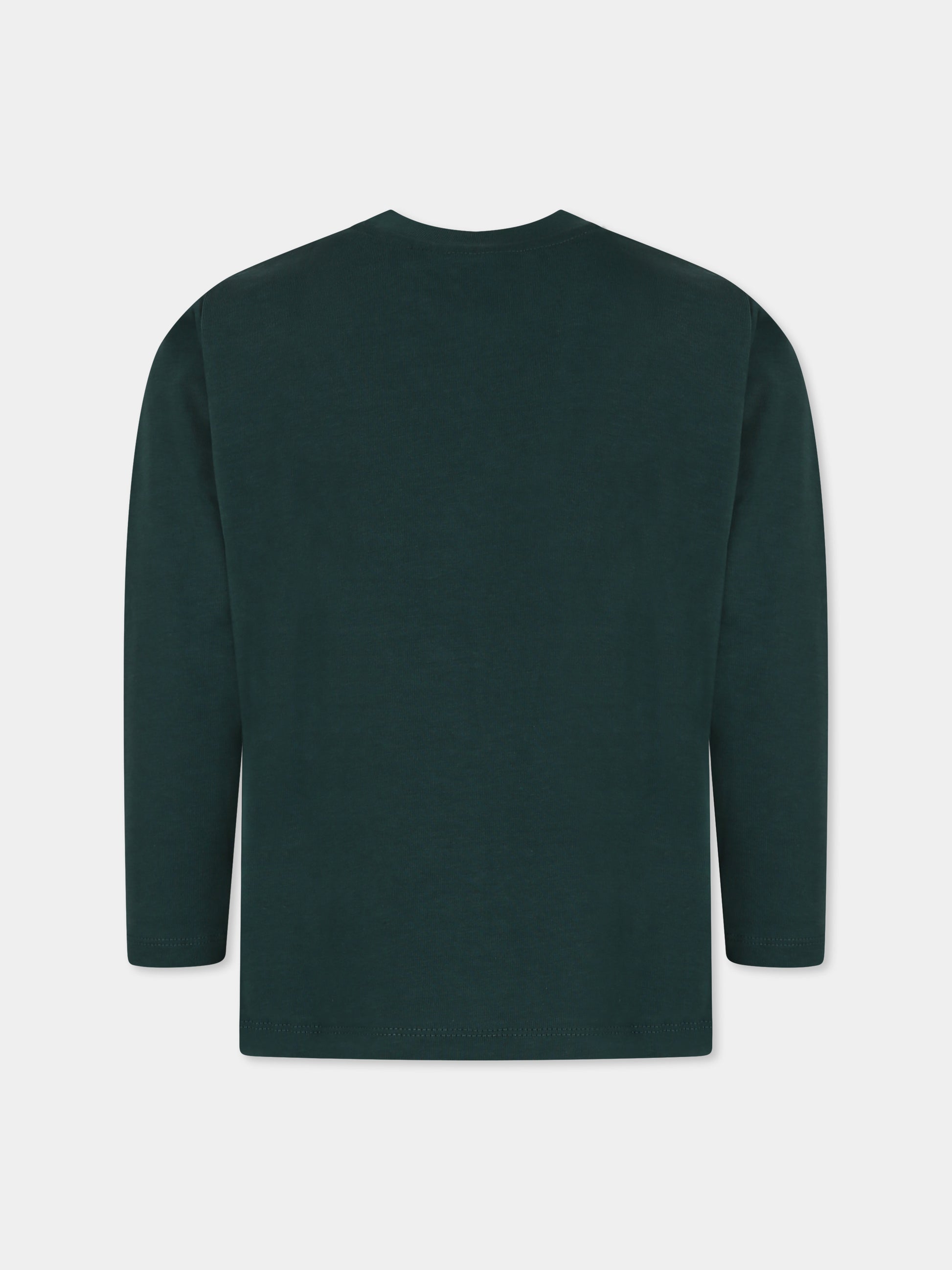 T-shirt verde Reif per bambino con orso polare,Molo,1W24A405 3647