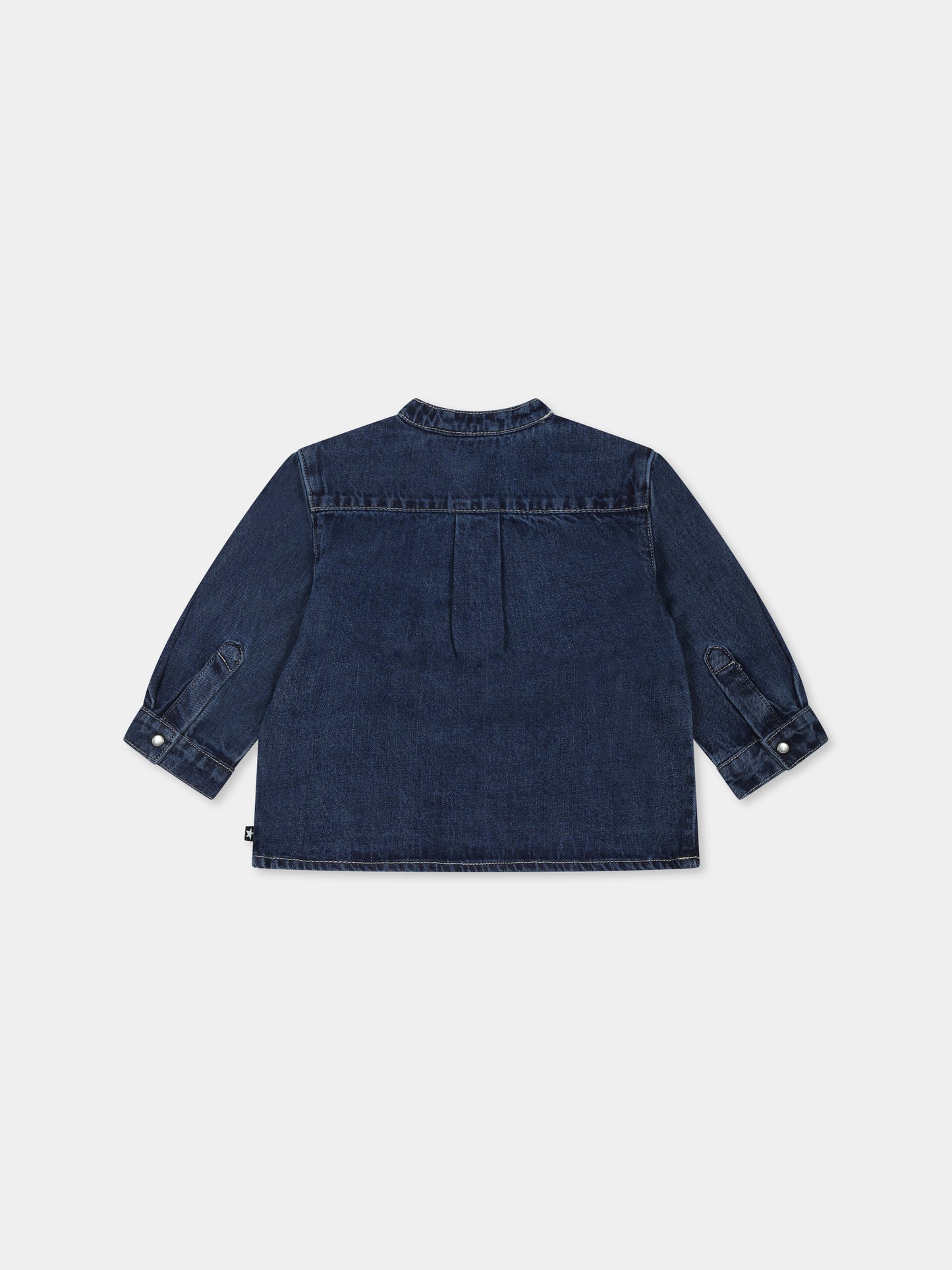 Camicia blu Enoz per neonato con smile,Molo,6W24C203 8998