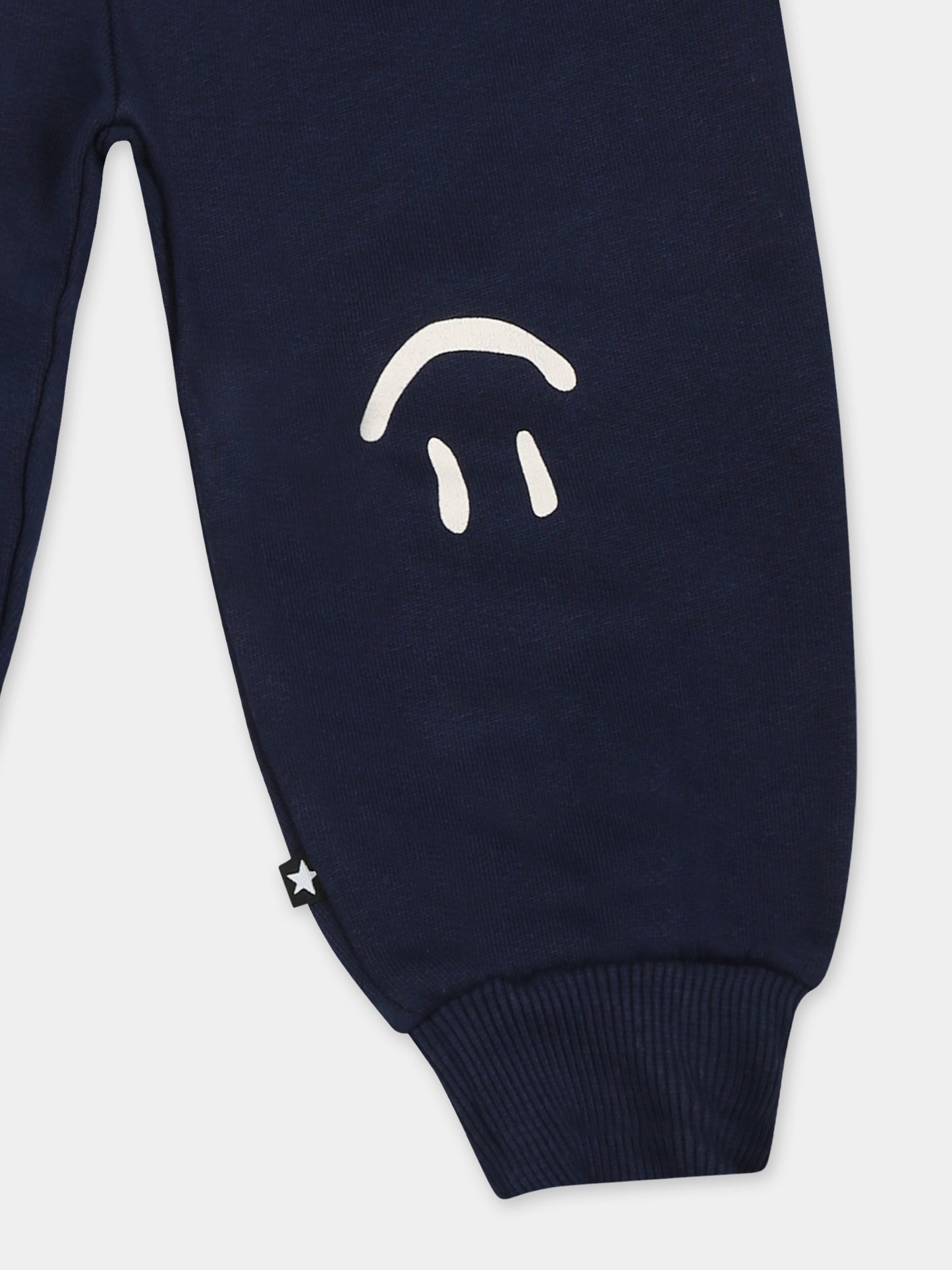 Pantaloni blu Simeon per neonato con smile,Molo,6W24I224 8947