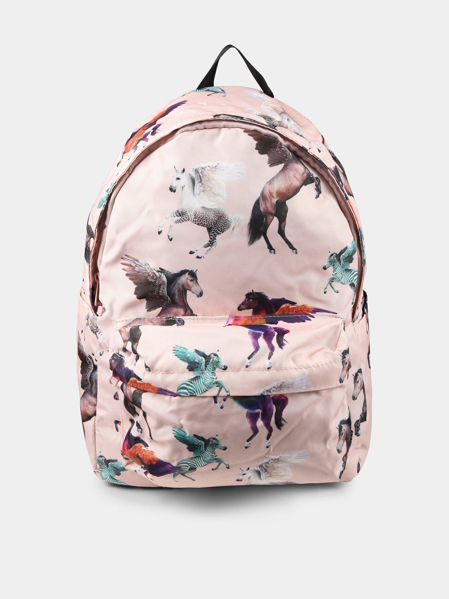 Zaino rosa per bambina con stampa pegaso,Molo,7W24V202 9176