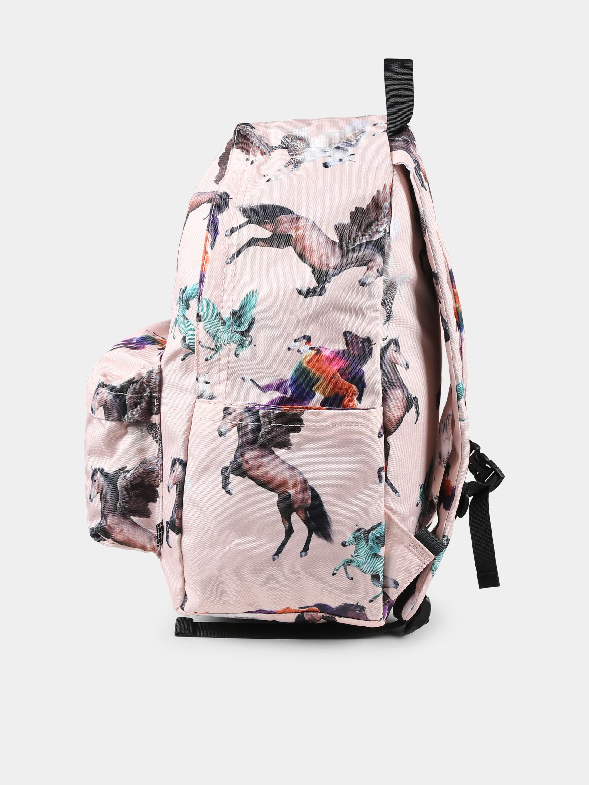 Zaino rosa per bambina con stampa pegaso,Molo,7W24V202 9176