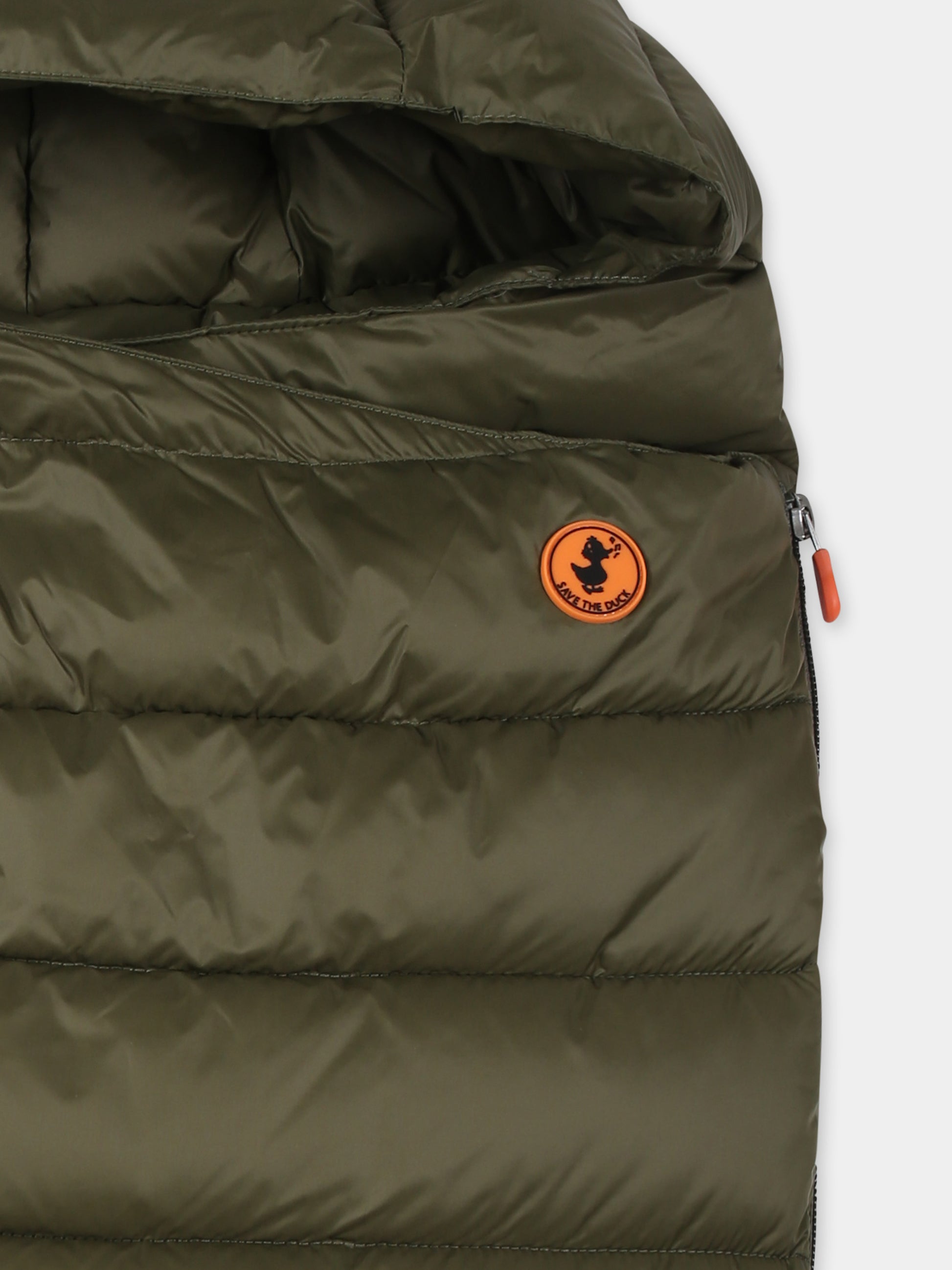 Sacco May verde per neonati con logo,Save The Duck Kids,I30001X GIGA19 50012