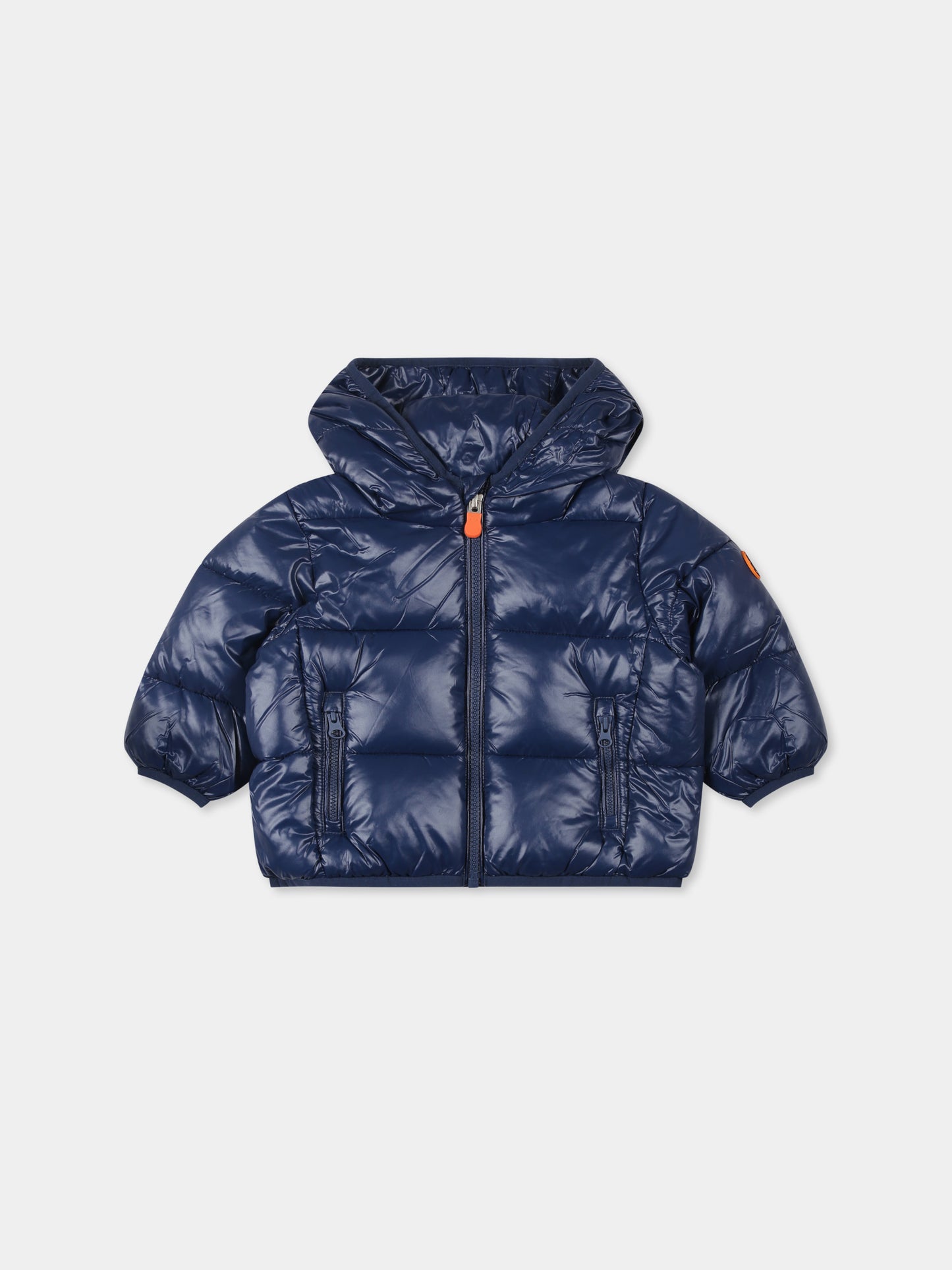 Piumino Jody blu per neonato con logo,Save The Duck Kids,I30004X LUCK19 90044