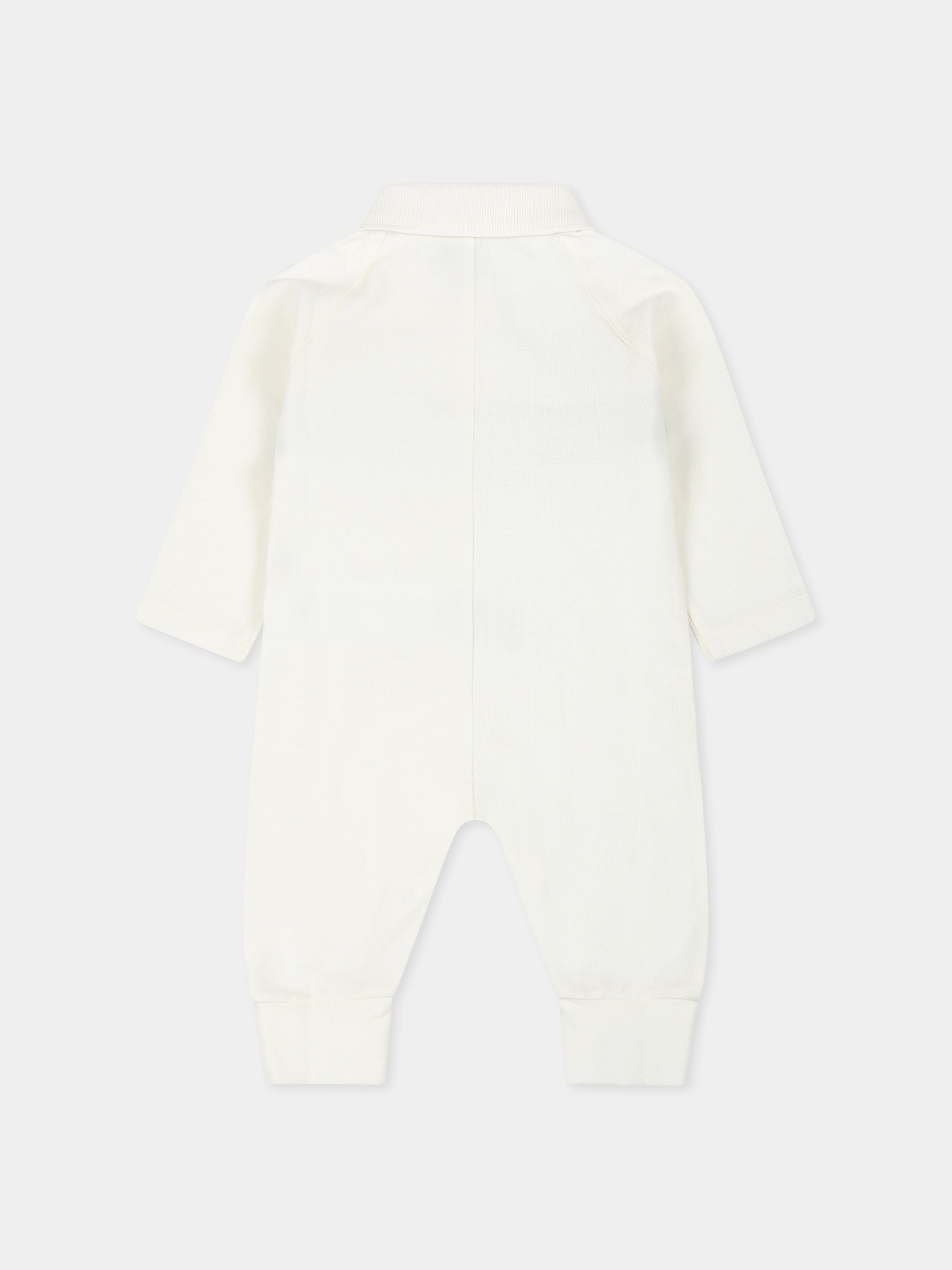 Tutina avorio per neonati con nastro Web,Gucci Kids,790518 XJF3F 9791