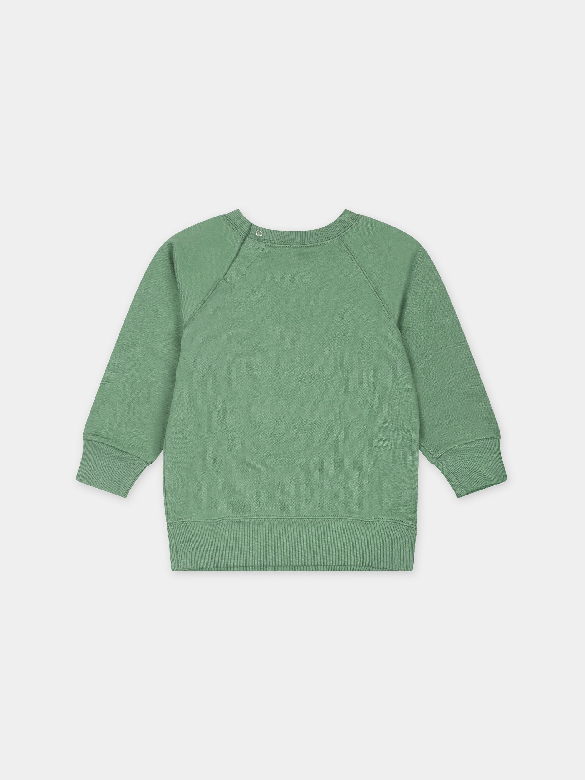 Felpa verde per neonati con logo Gucci 1921,Gucci Kids,653687 XJGJE 3157