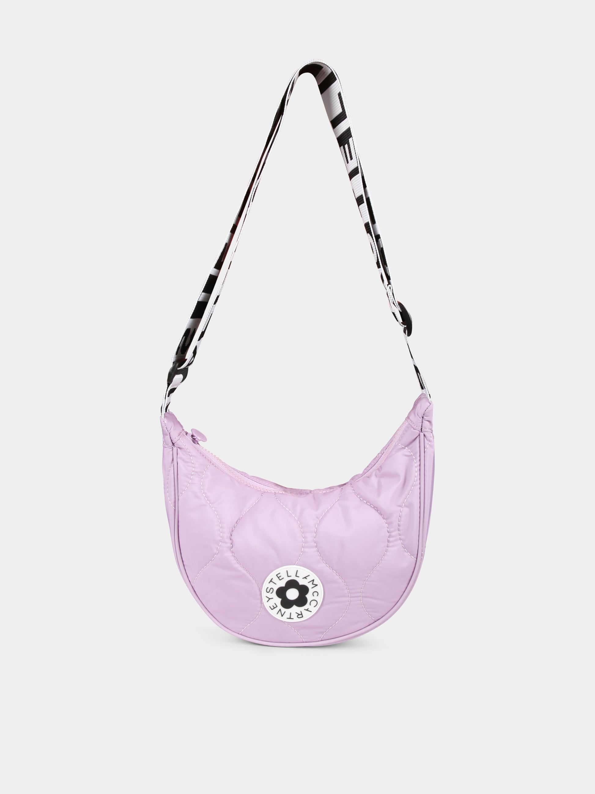 Borsa viola per bambina con logo,Stella Mccartney Kids,TV0B68 Z0537 591