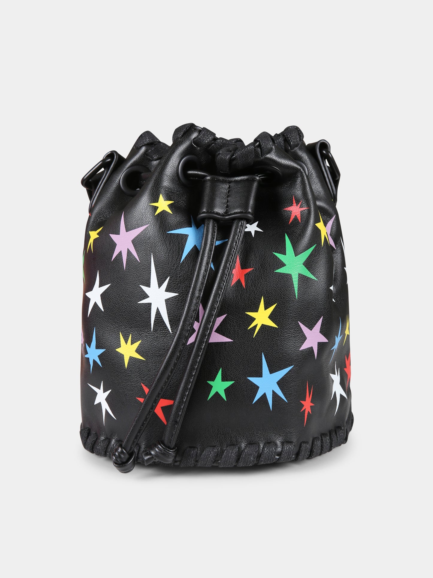 Borsa nera per bambina con stelle