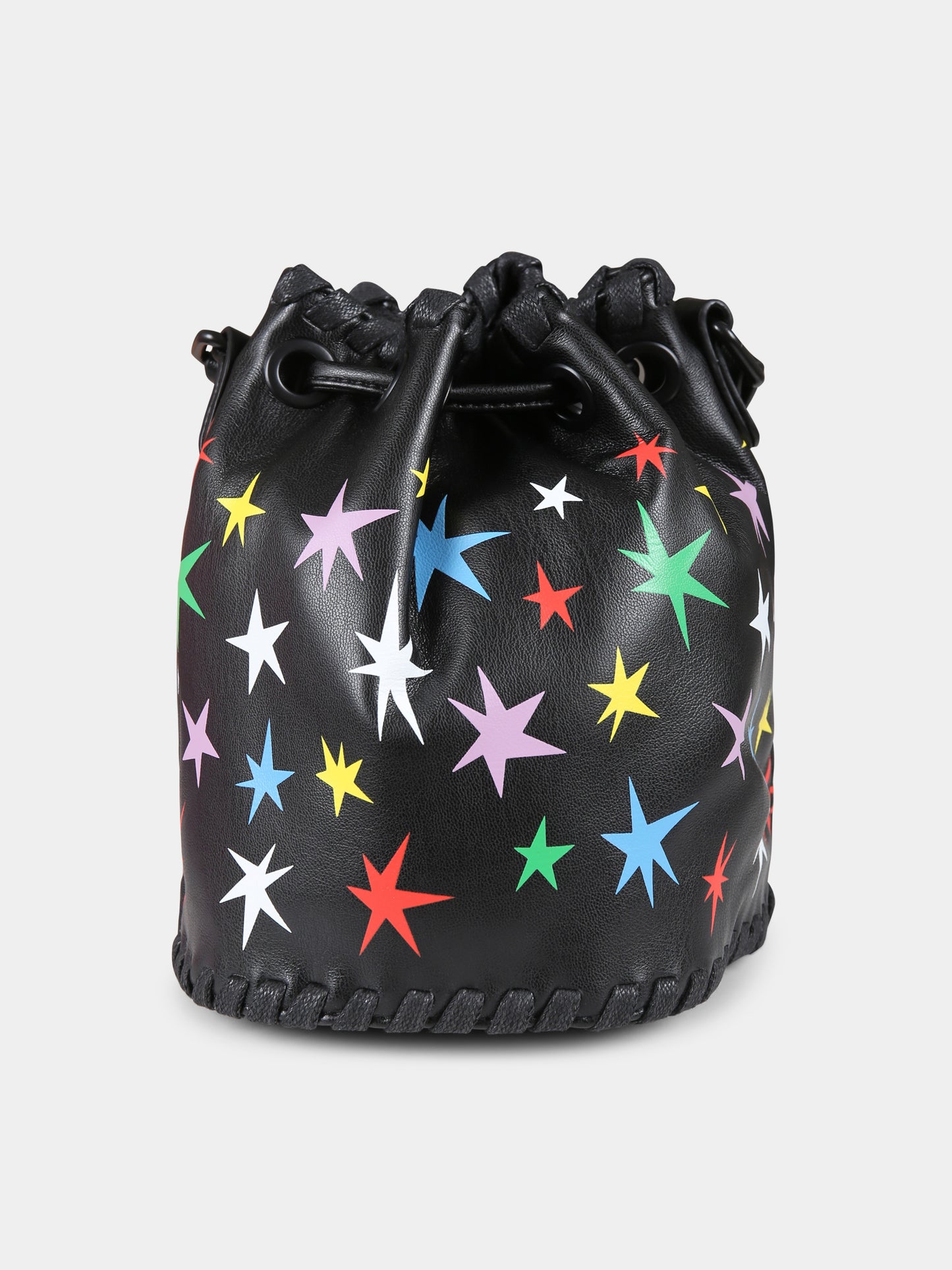 Borsa nera per bambina con stelle