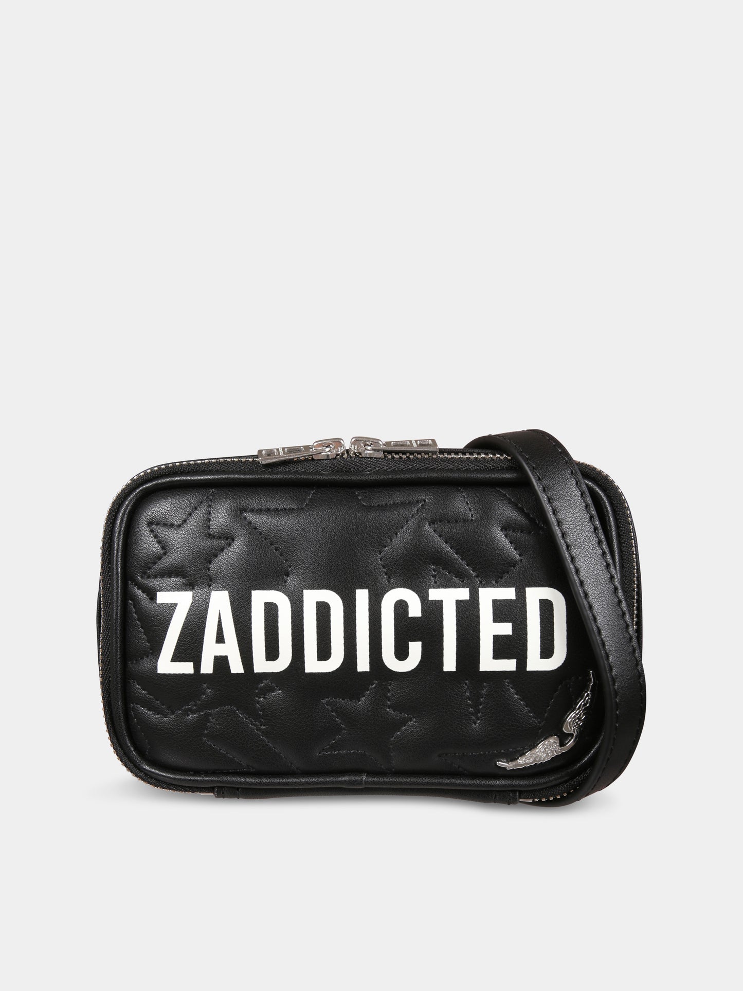 Borsa nera per bambina con logo,Zadig & Voltaire Kids,X60262 09B