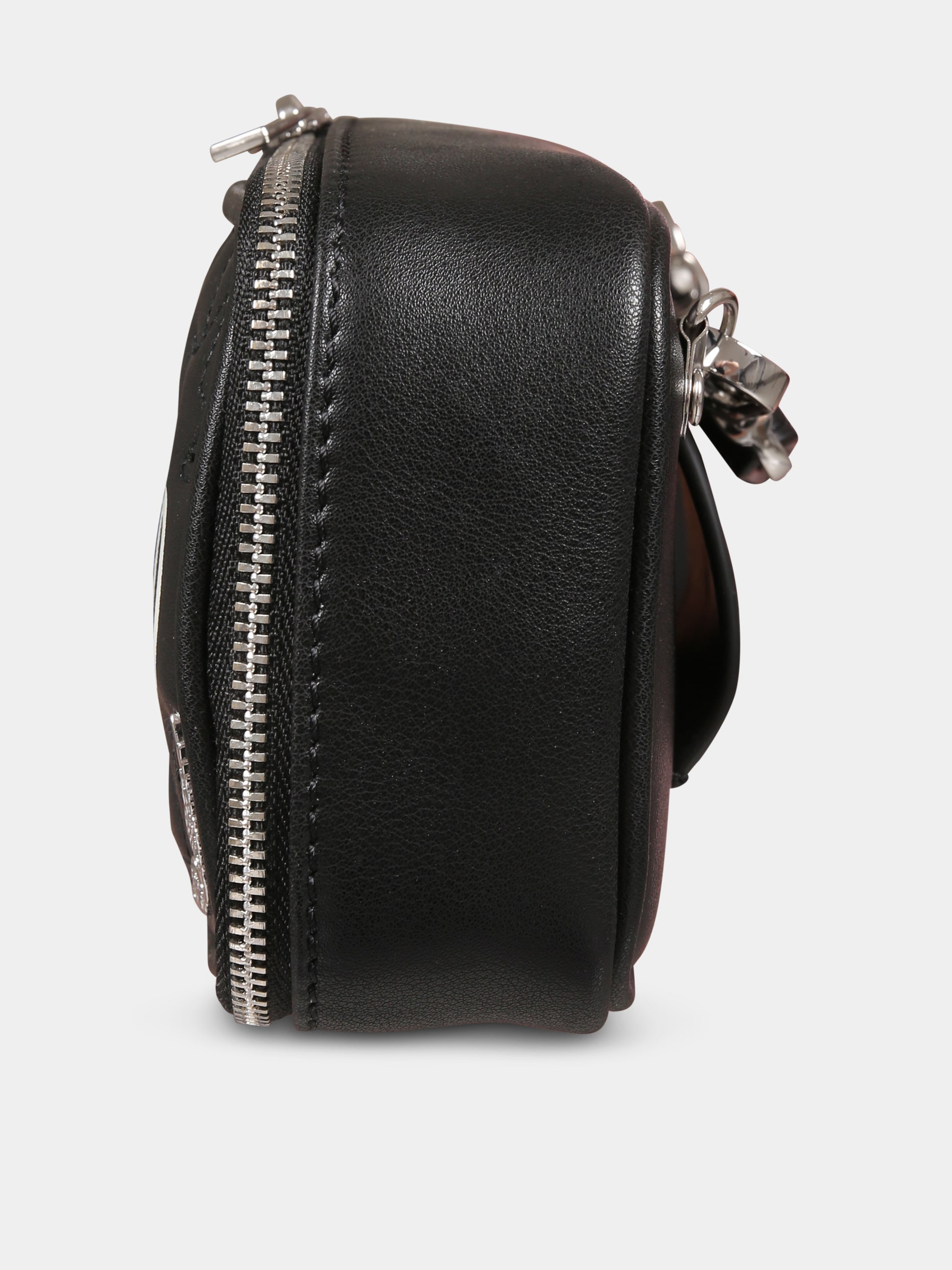 Borsa nera per bambina con logo,Zadig & Voltaire Kids,X60262 09B