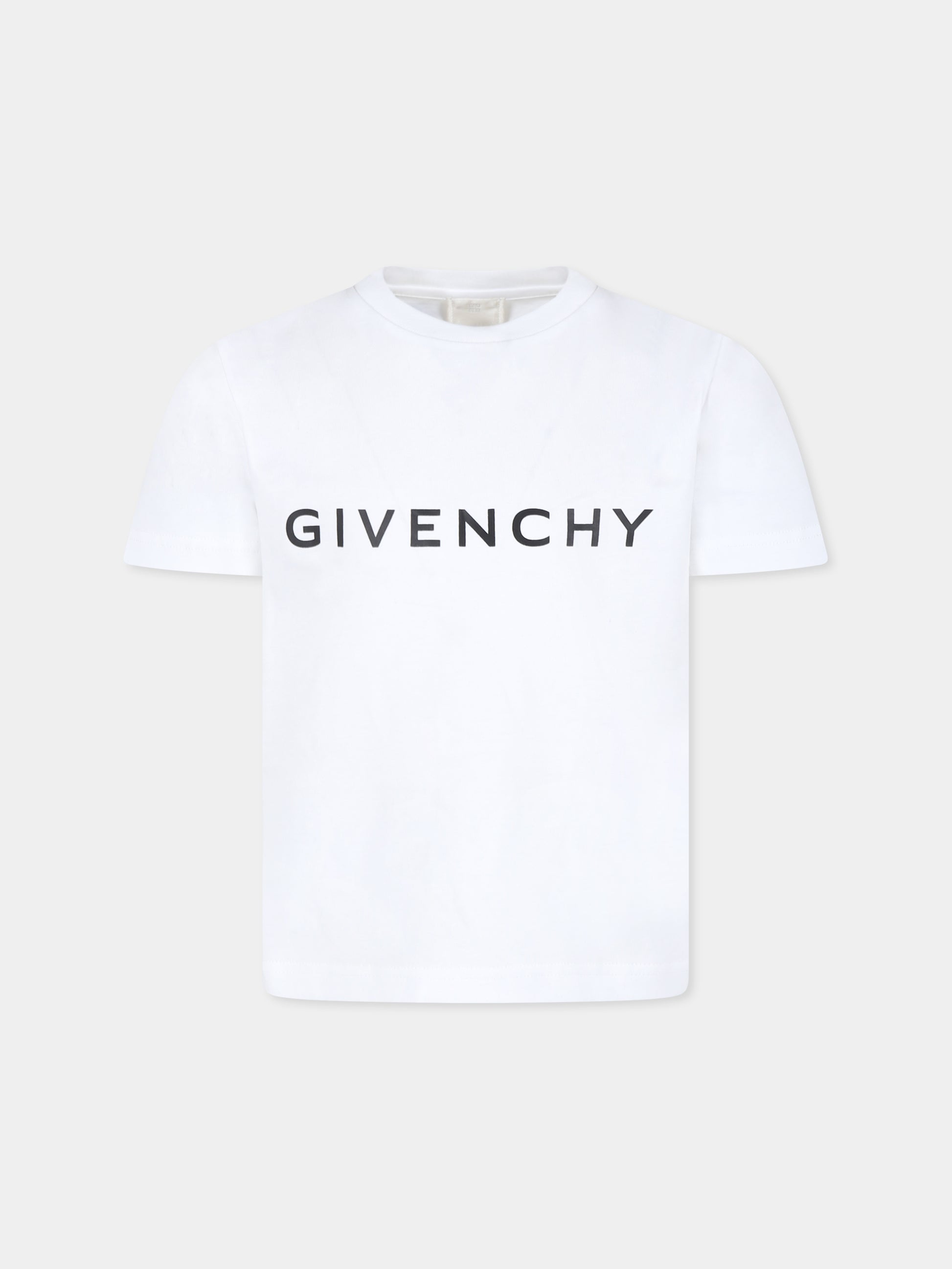 T-shirt bianca per bambini con logo,Givenchy Kids,H30343 10P