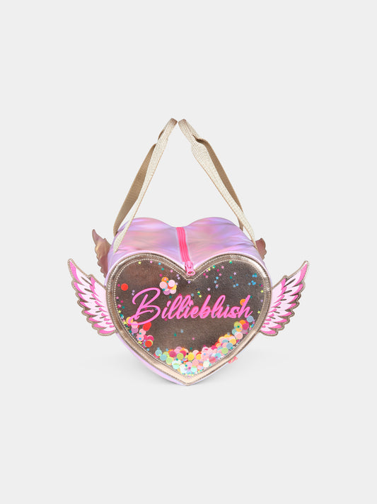 Borsa viola per bambina con logo,Billieblush,U20620 Z98