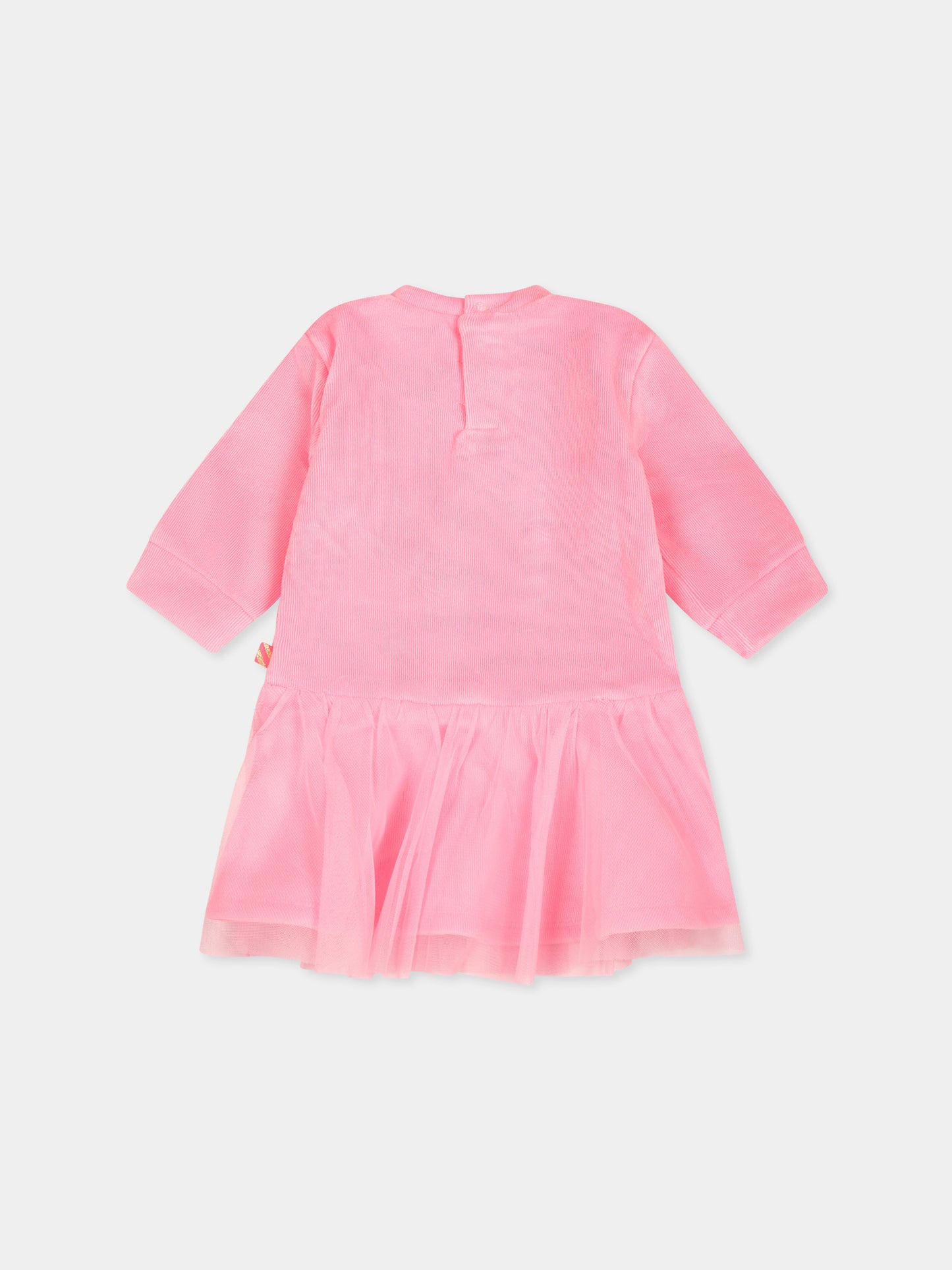 Vestito rosa per neonata con pegaso,Billieblush,U20541 47A