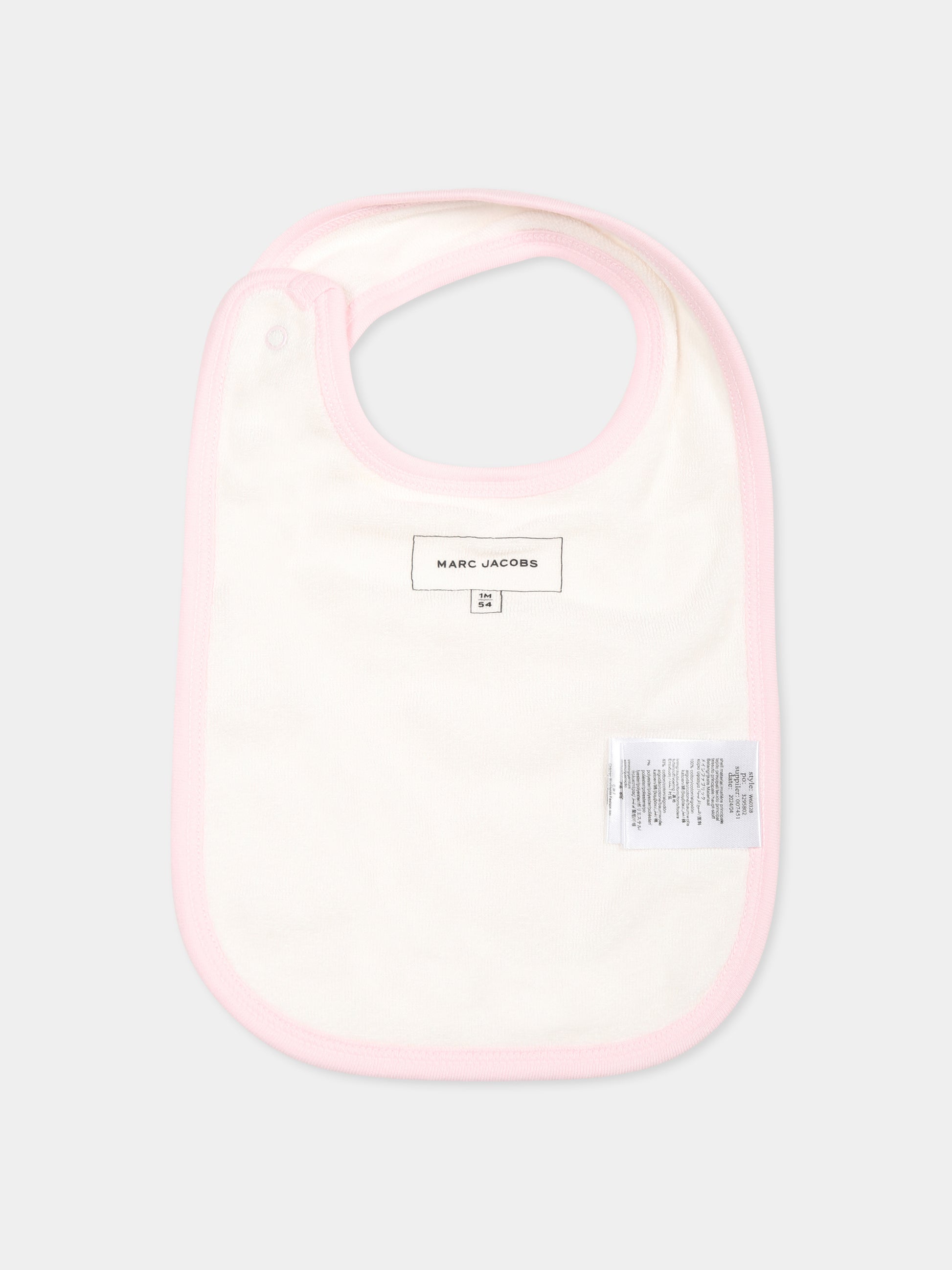 Set tutina rosa per neonata con logo,Marc Jacobs,W60328 475