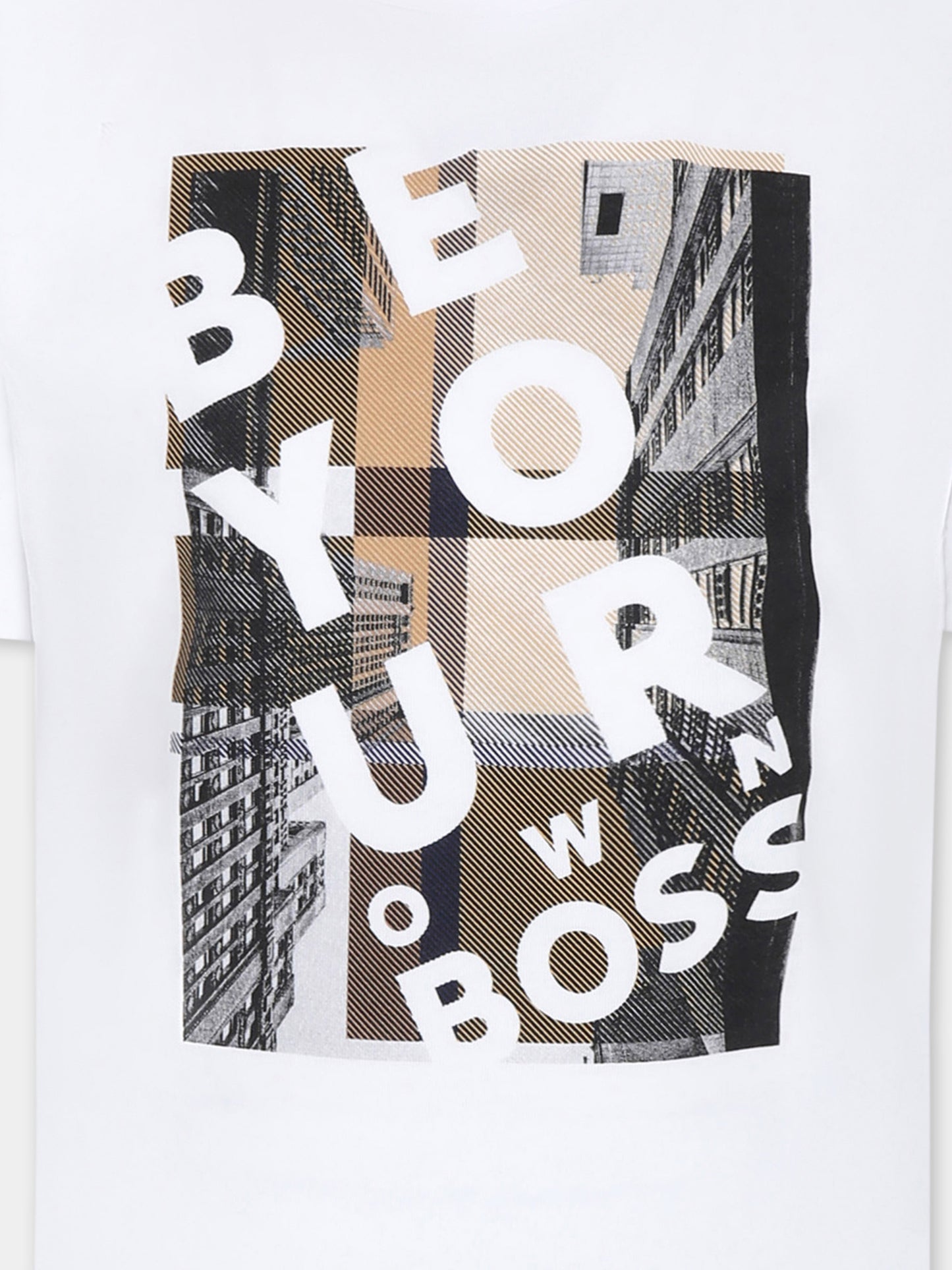 T-shirt bianca per bambino con logo