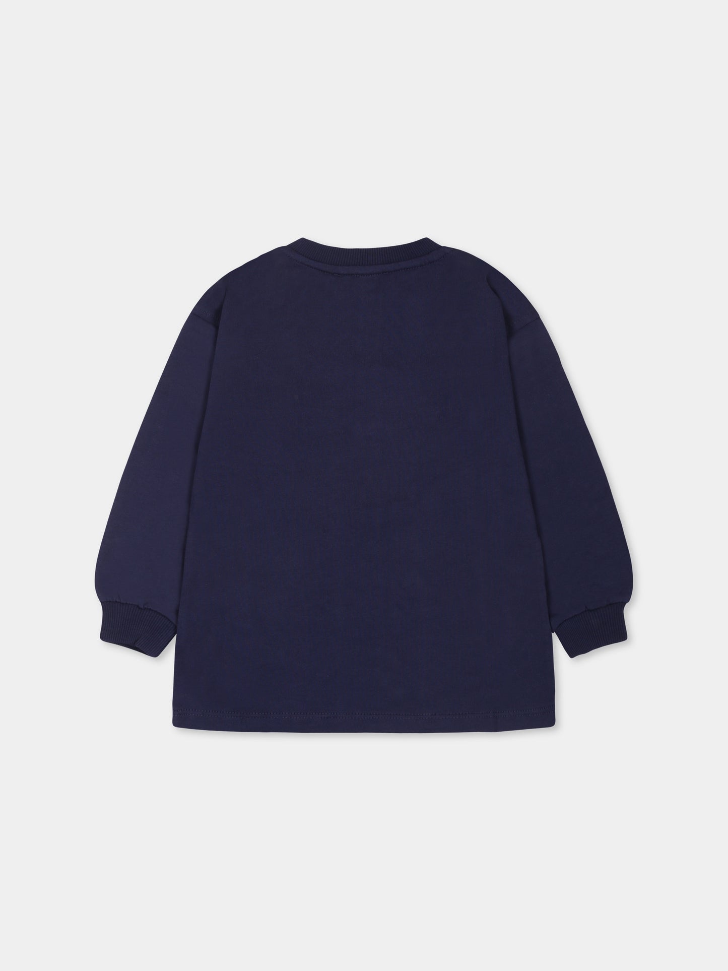 Vestito blu per neonata con due Teddy Bears