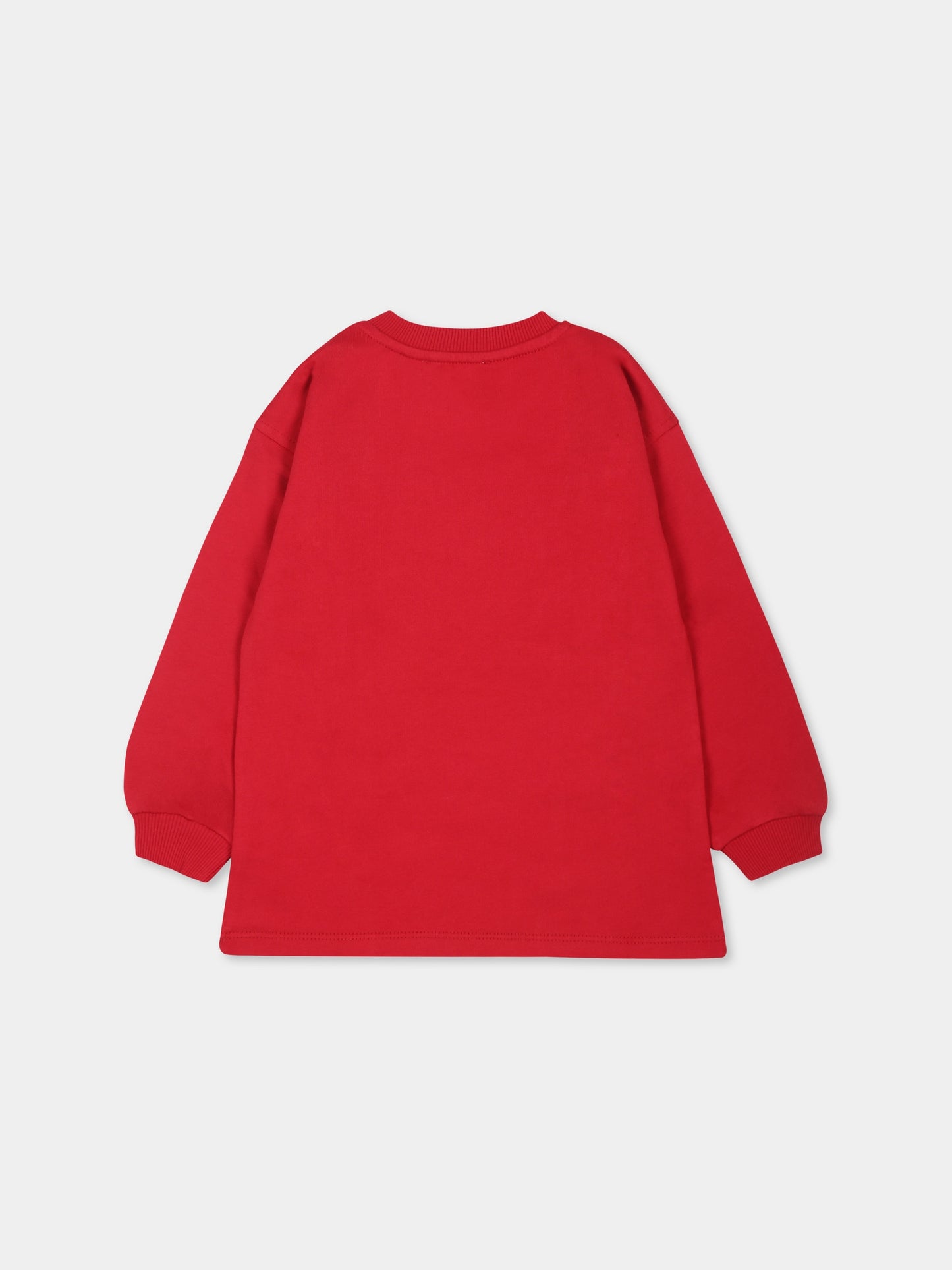 Vestito bordeaux per neonata con due Teddy Bears