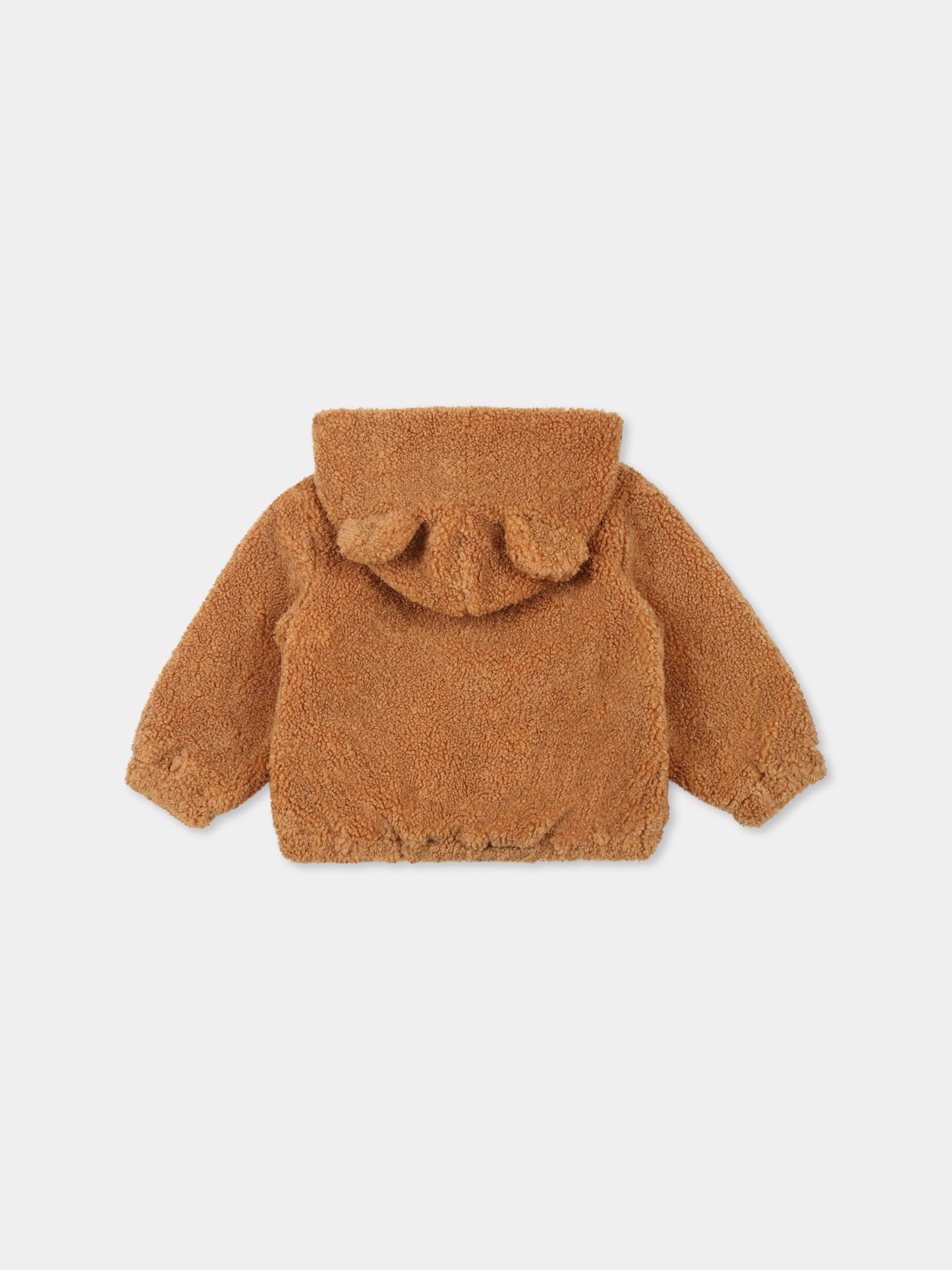 Ecopelliccia marrone per neonati con Teddy Bear,Moschino Kids,MUS02S LIA00 20121