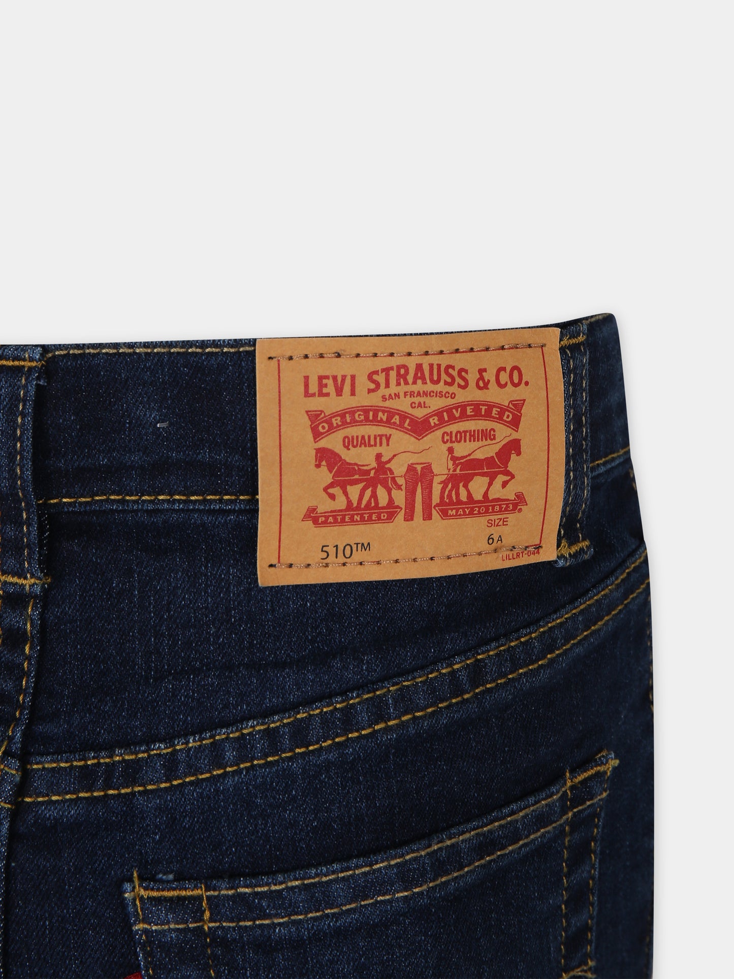 Jeans in denim per bambini con patch logato,Levi's Kids,23WLK8E2008 D5W