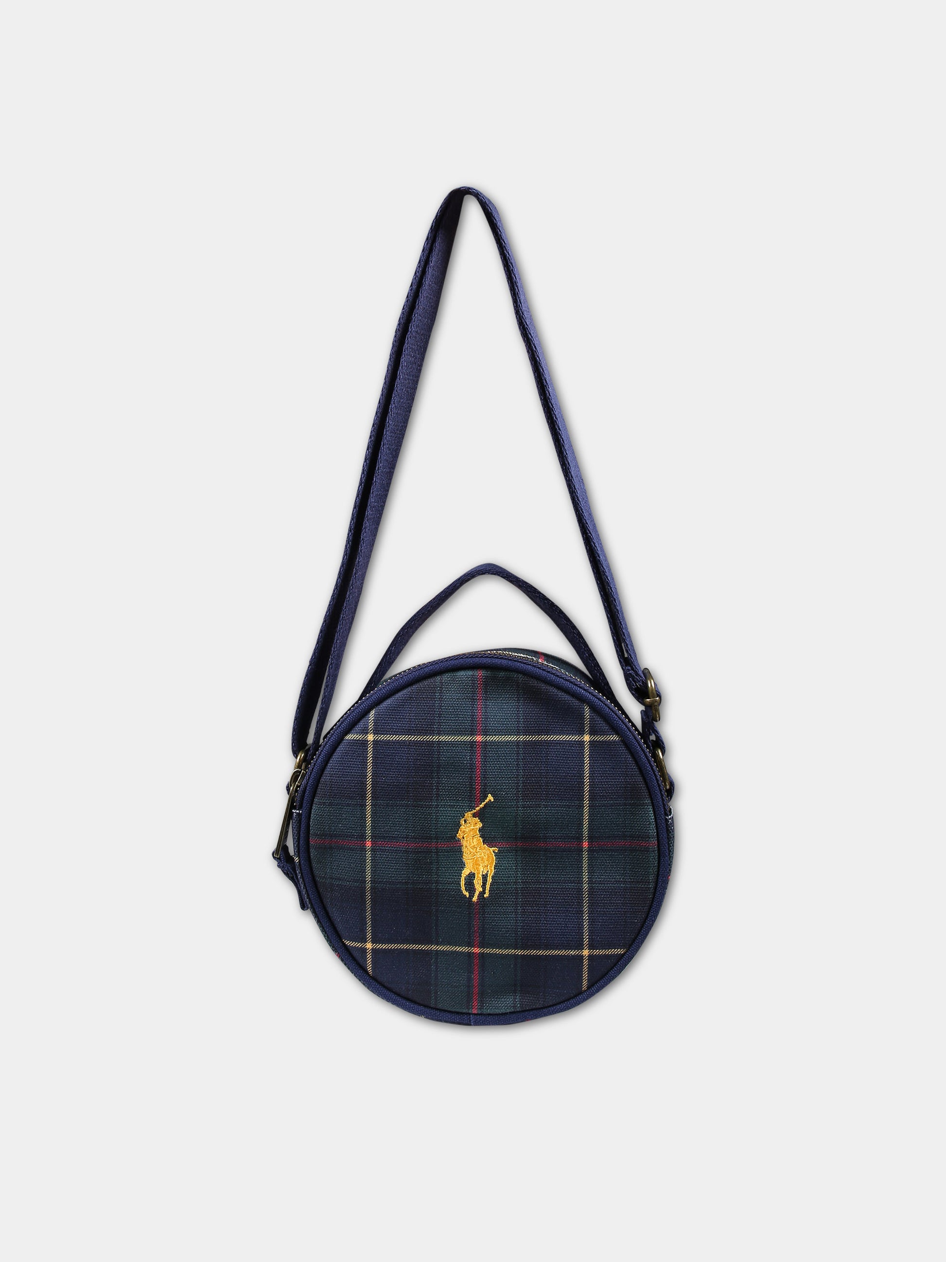 Borsa blu per bambina con logo,Ralph Lauren Kids,23WRL4AR106 ECD