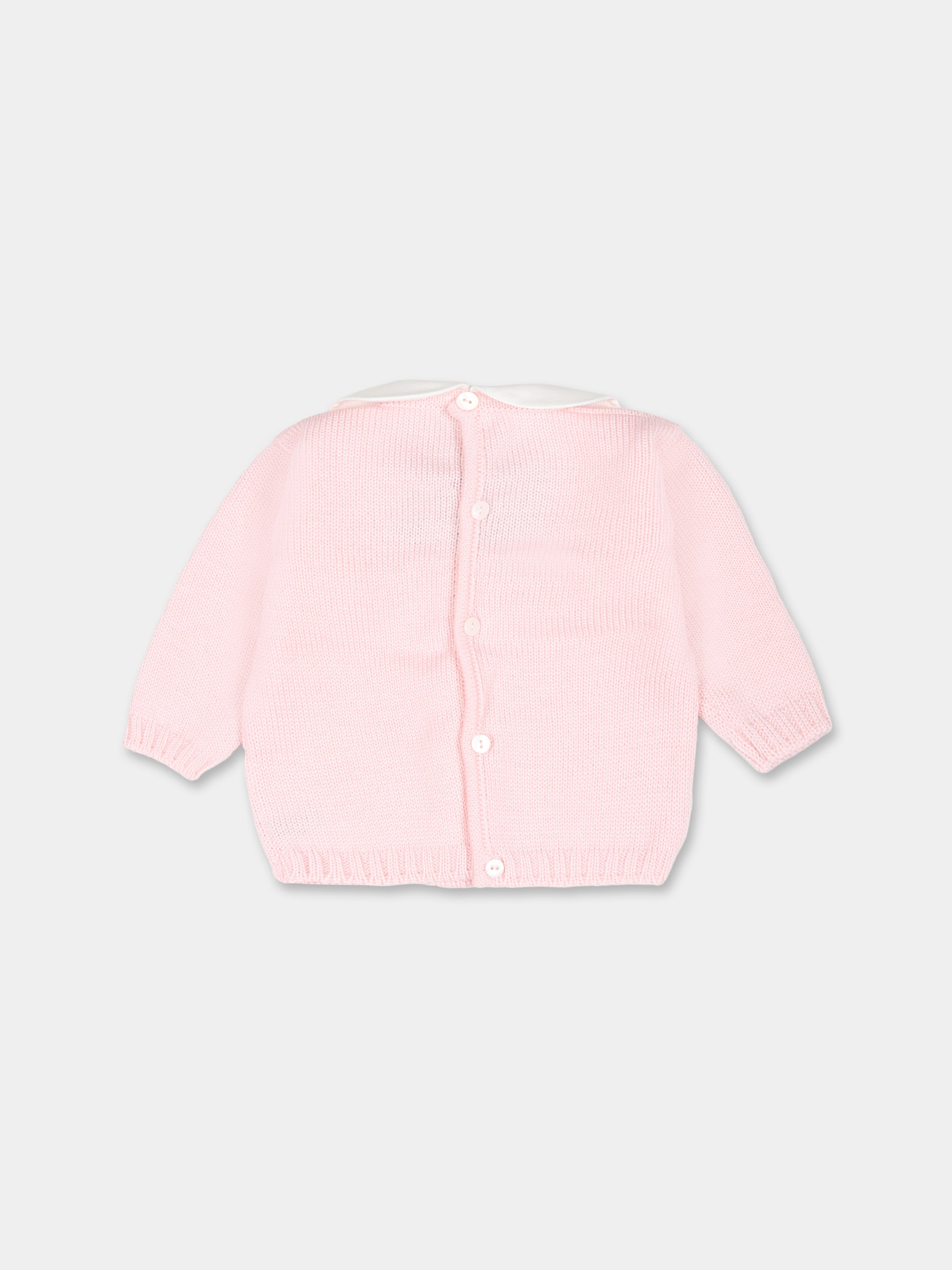 Maglione rosa per neonata,Little Bear,9012 CIPRIA