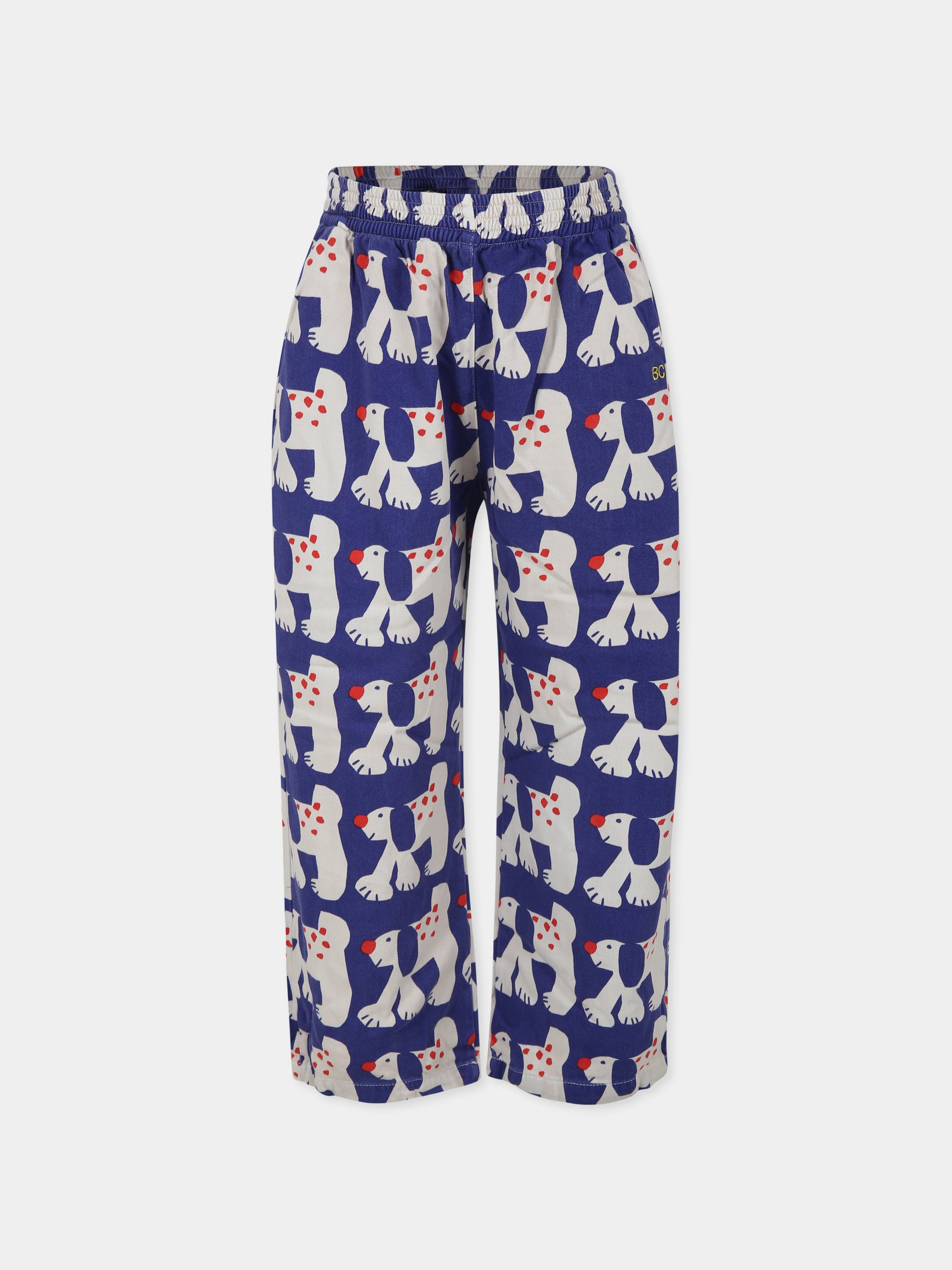Pantaloni blu per bambini con cane,Bobo Choses,B224AC092