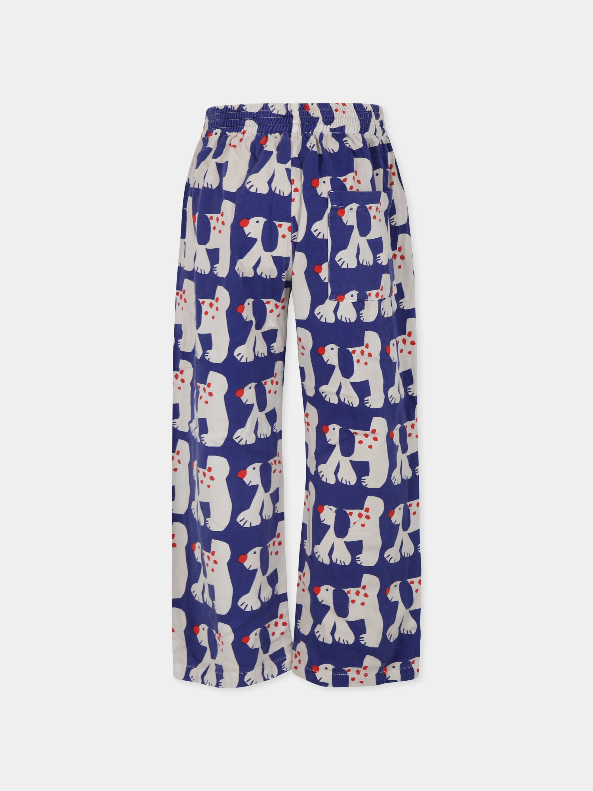 Pantaloni blu per bambini con cane,Bobo Choses,B224AC092