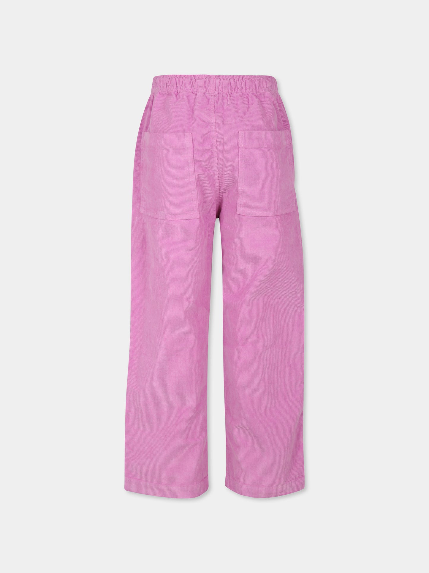 Pantaloni rosa per bambina con logo,Bobo Choses,B224AC095