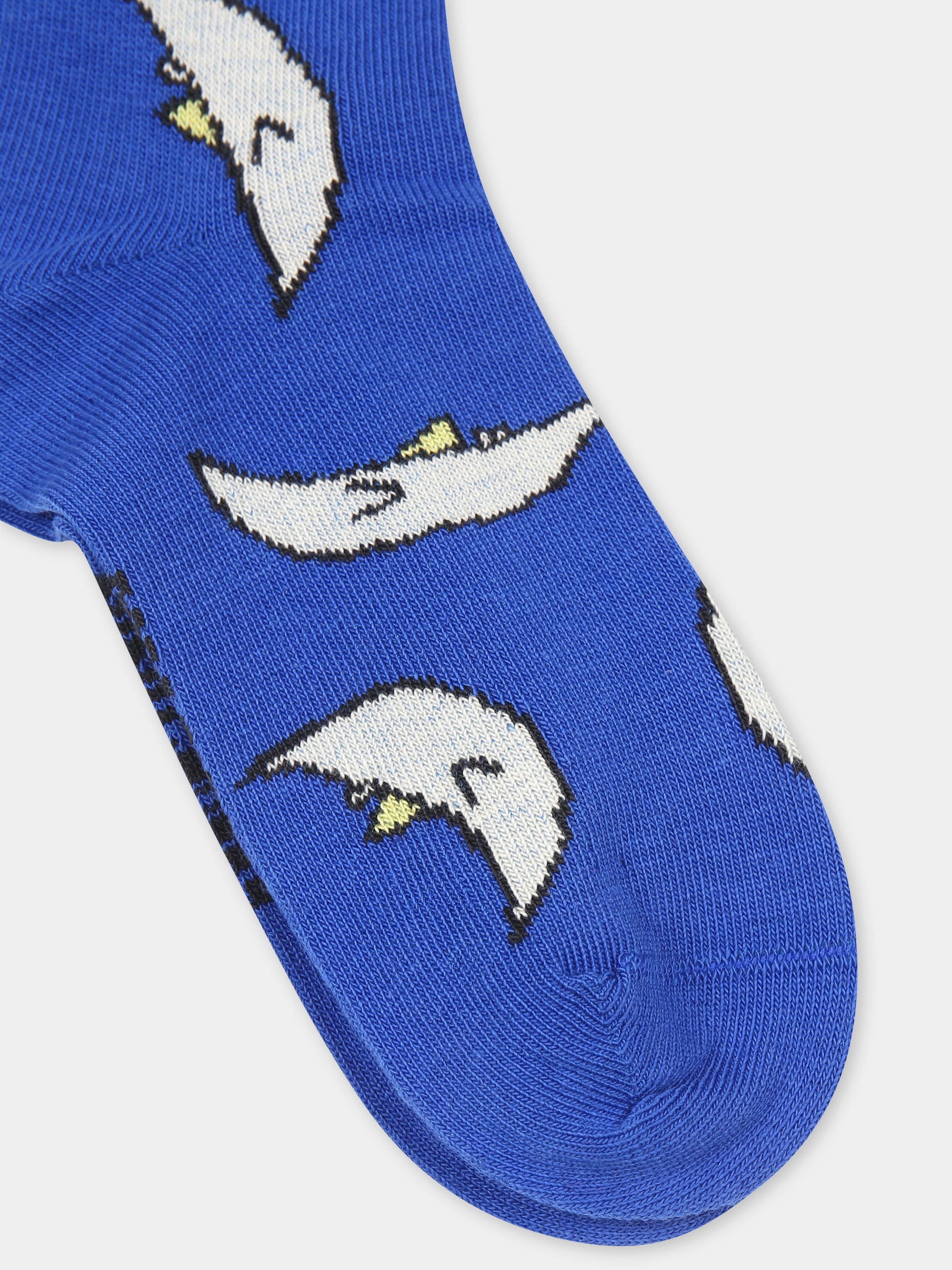 Calzini blu per bambini con luna,Bobo Choses,B224AI009