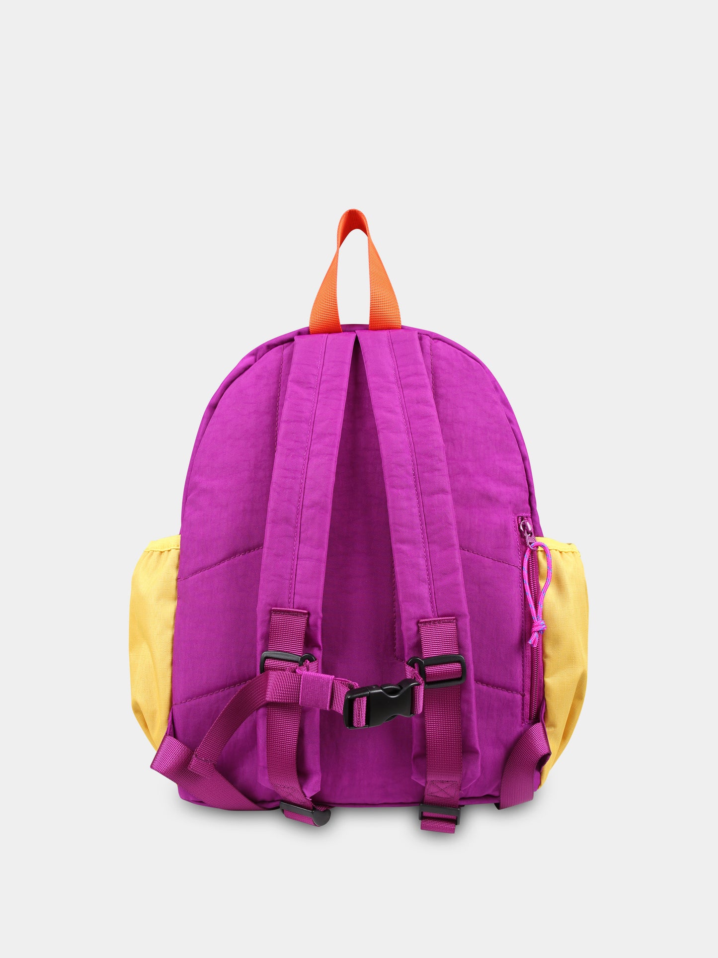 Zaino viola per bambina con ciliegie e logo,Bobo Choses,B224AI019