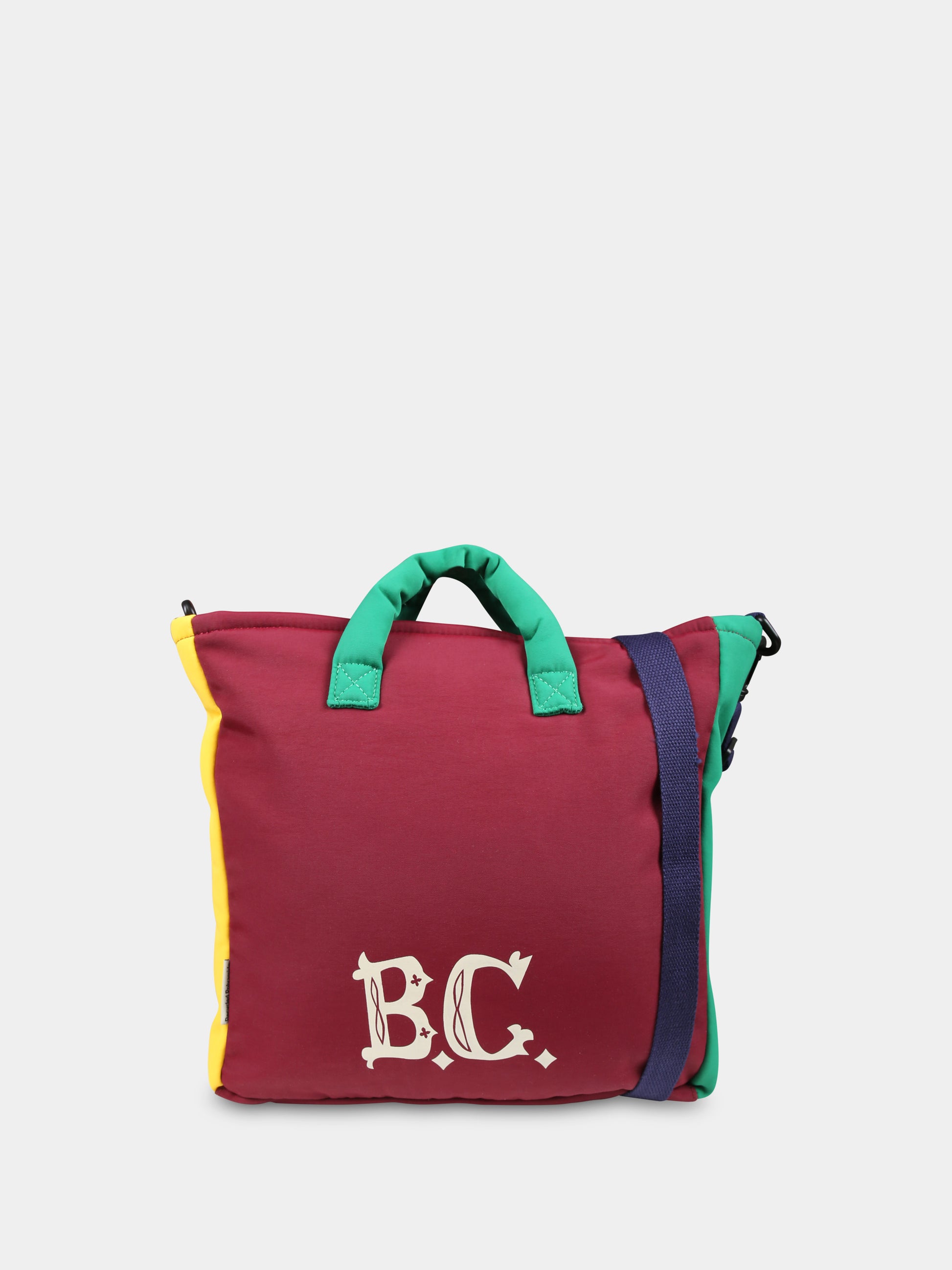 Borsa bordeaux per bambini con logo vintage,Bobo Choses,B224AI022