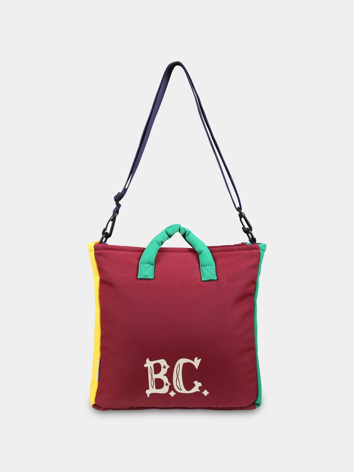 Borsa bordeaux per bambini con logo vintage,Bobo Choses,B224AI022