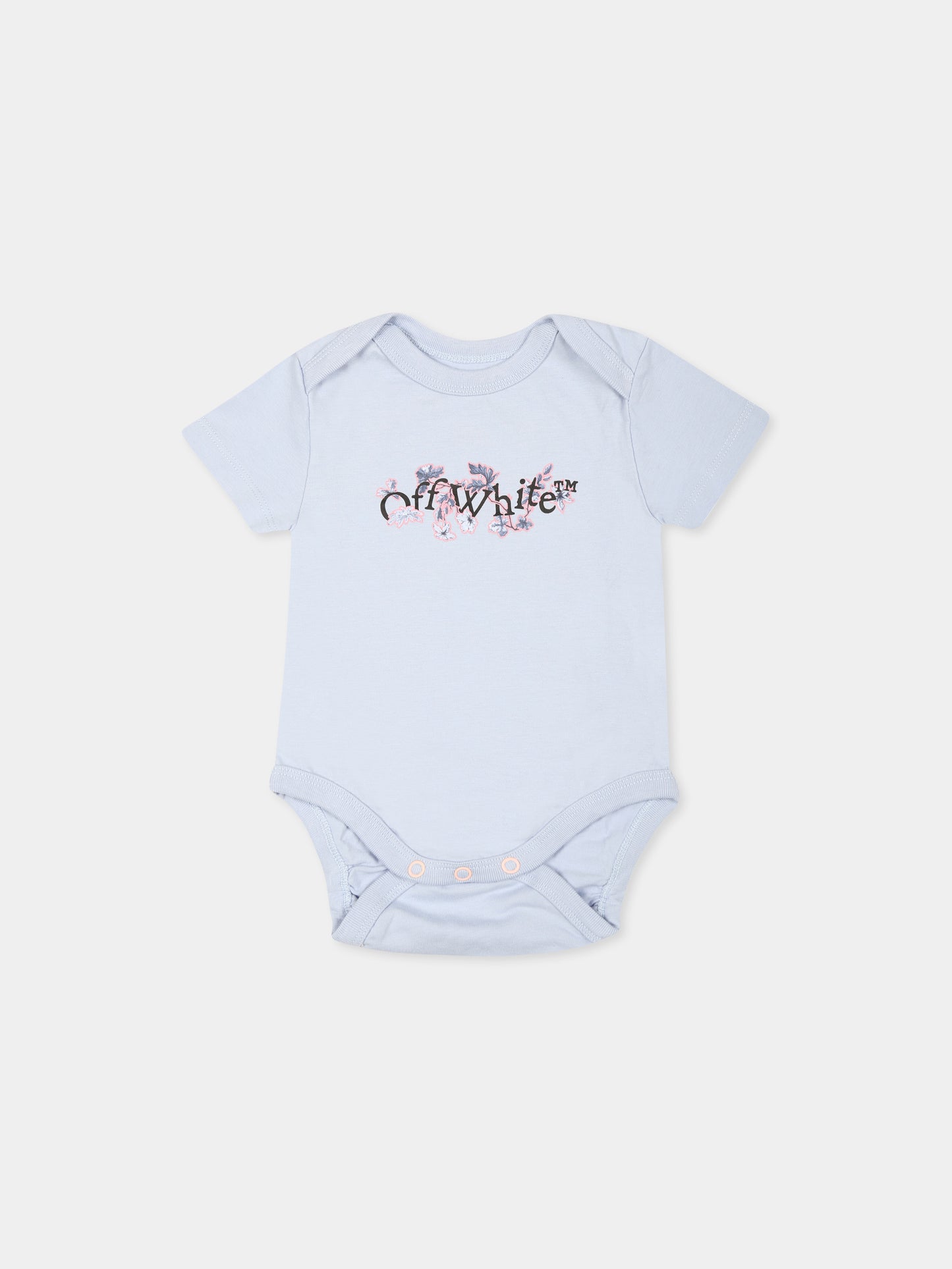 Set body multicolor per neonata con logo,Off White,OG2X009F24JER0018484