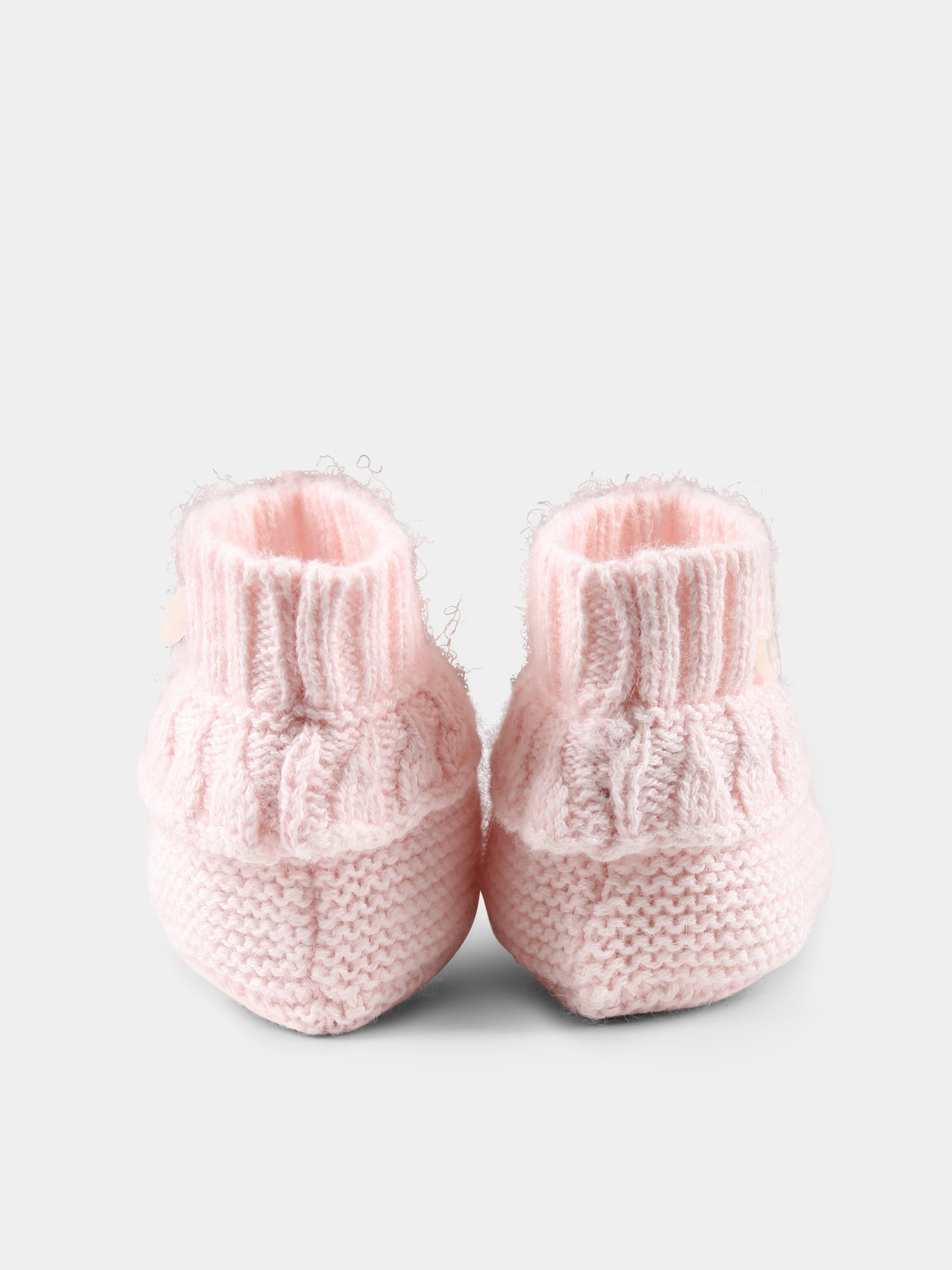 Babbucce rosa per neonata con logo,Tartine Et Chocolat,TZ89010 3124H