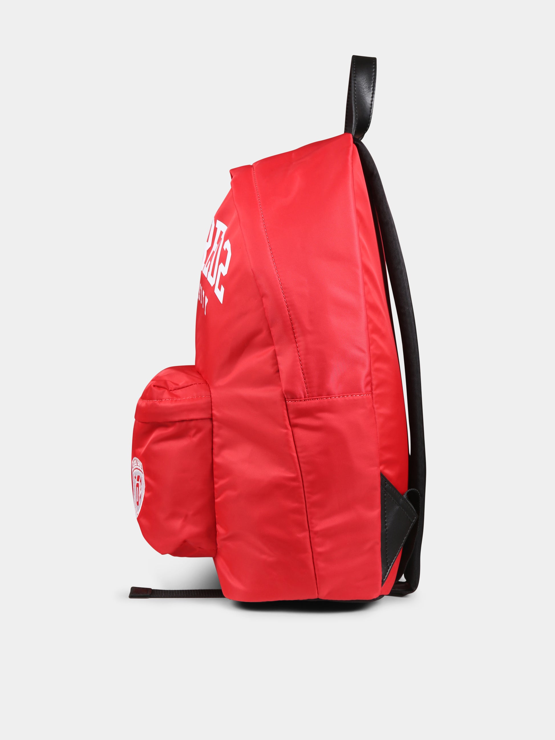 Zaino rosso per bambino con logo,Dsquared2,DQ2482 D0A3M D2W114U DQ413