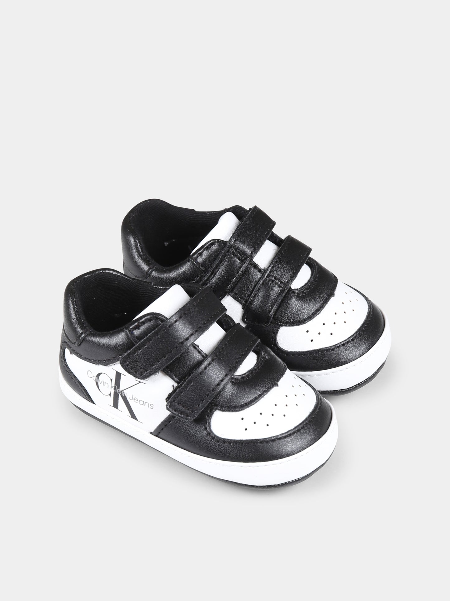 Sneakers nere per neonati con logo,Calvin Klein Kids,V0B9 81040 1433X001