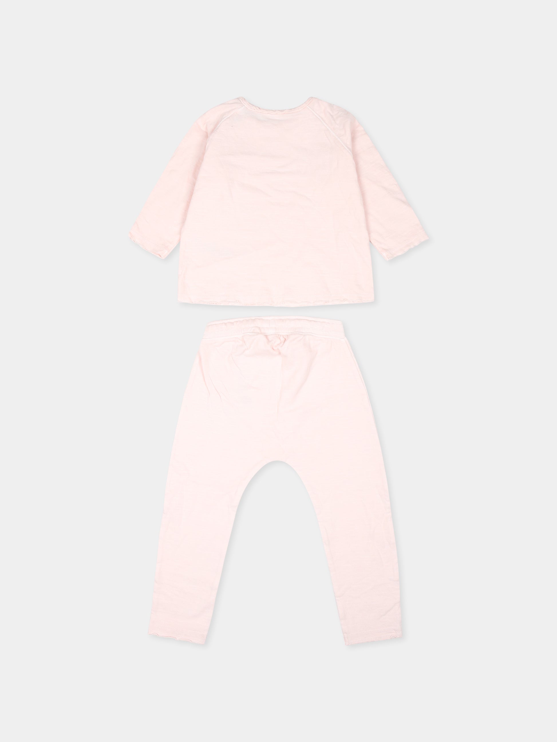 Completo nascita rosa per neonata con logo,Zadig & Voltaire Kids,X60150 43B