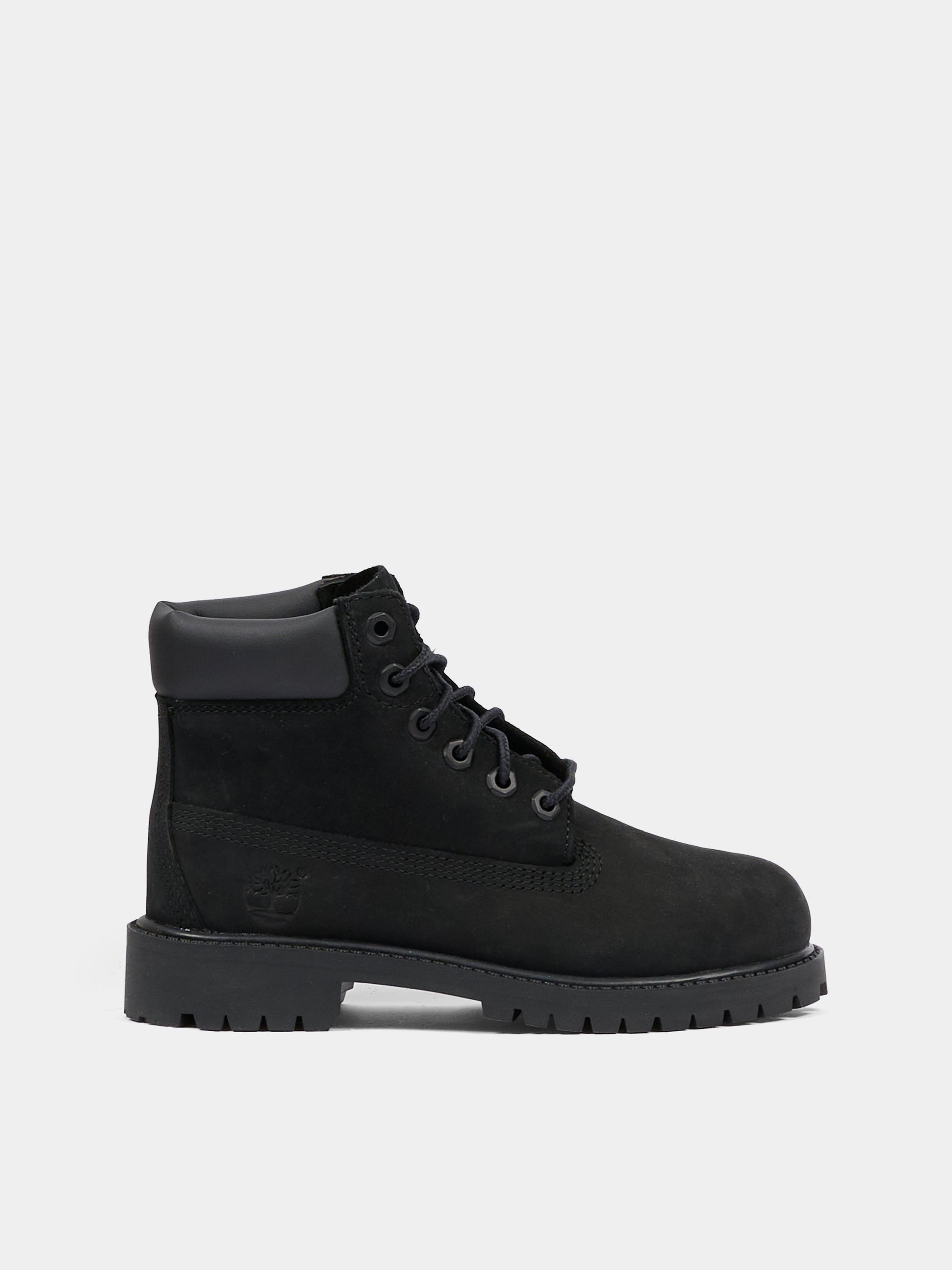 Scarponcini neri  6 In Premium Wp per bambini con logo,Timberland,TB0127070011