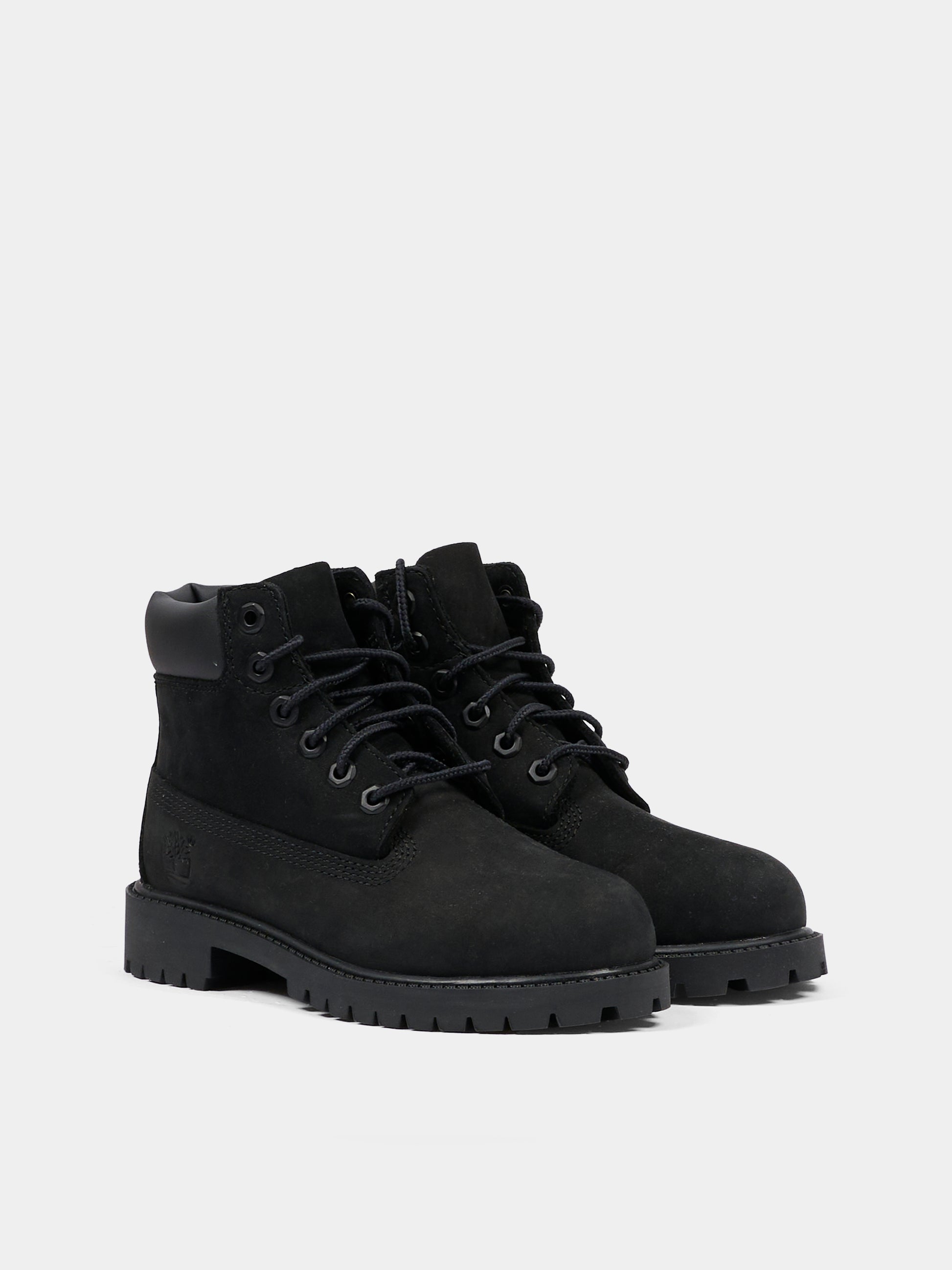 Scarponcini neri  6 In Premium Wp per bambini con logo,Timberland,TB0127070011