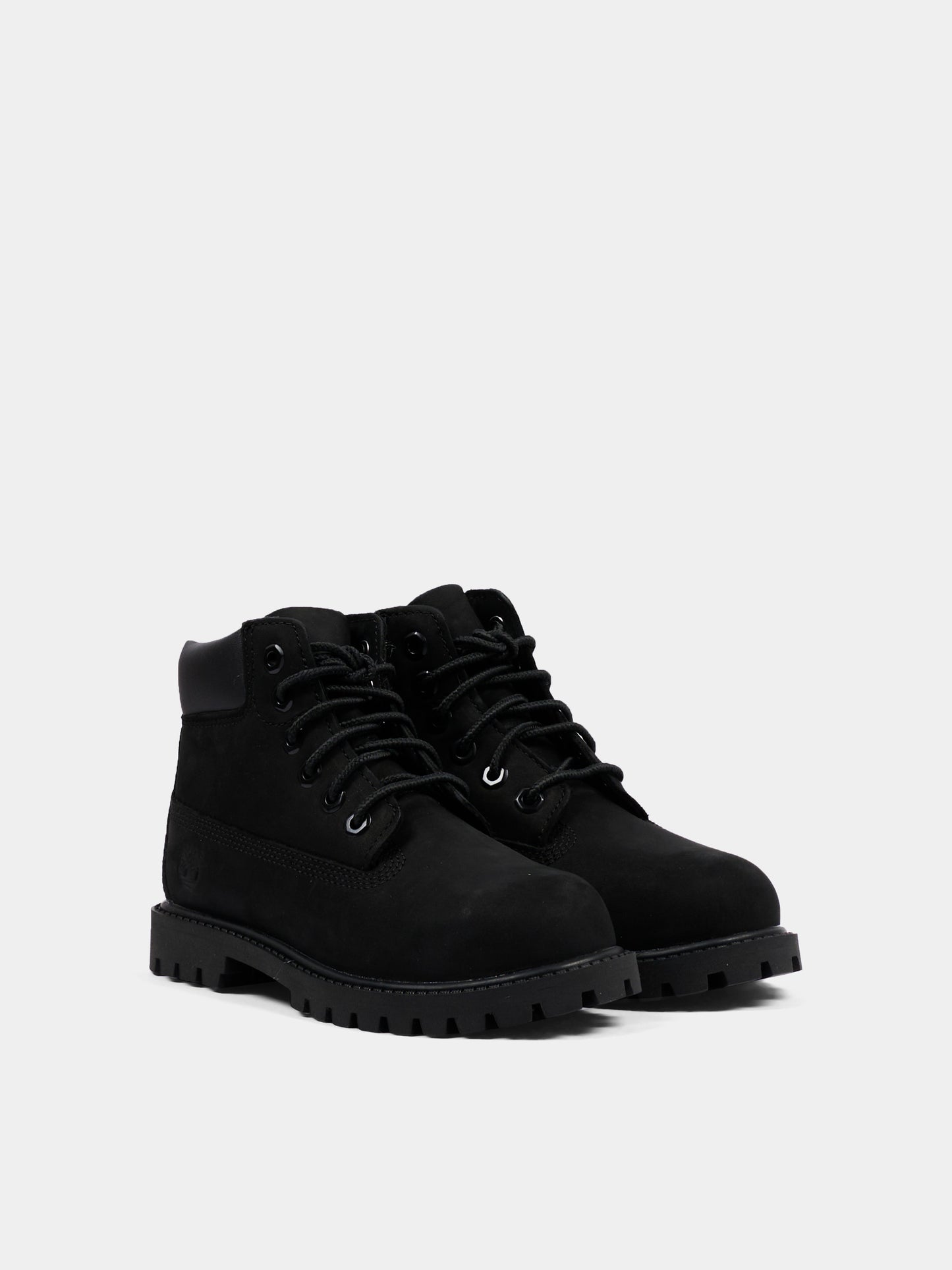 Anfibi neri per bambini con logo,Timberland,TB1128070011