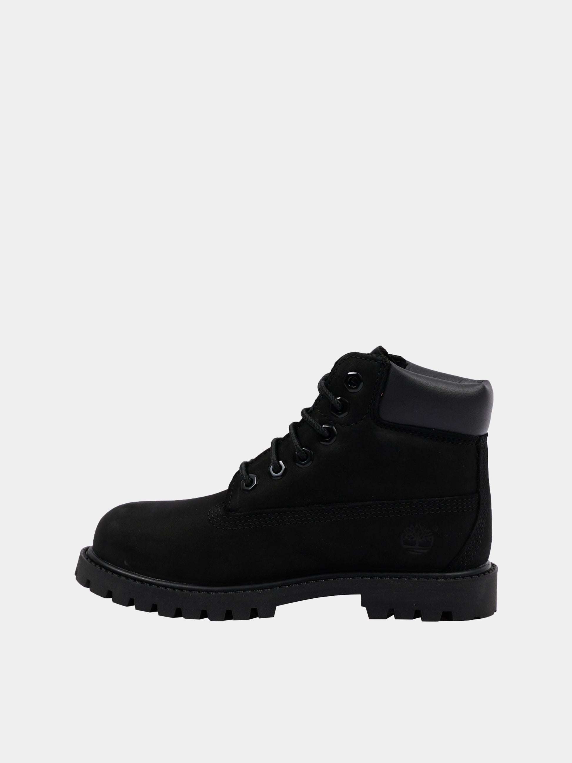 Anfibi neri per bambini con logo,Timberland,TB1128070011
