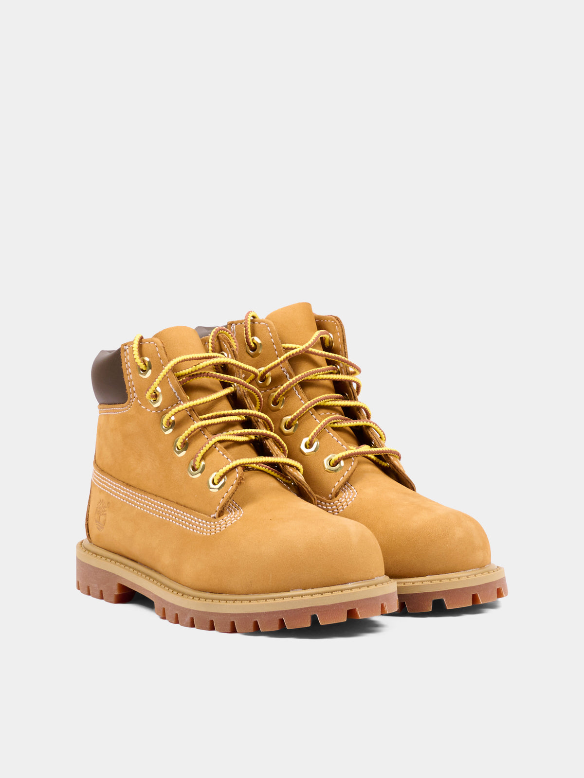 Anfibi gialli per bambini con logo,Timberland,TB1128097131